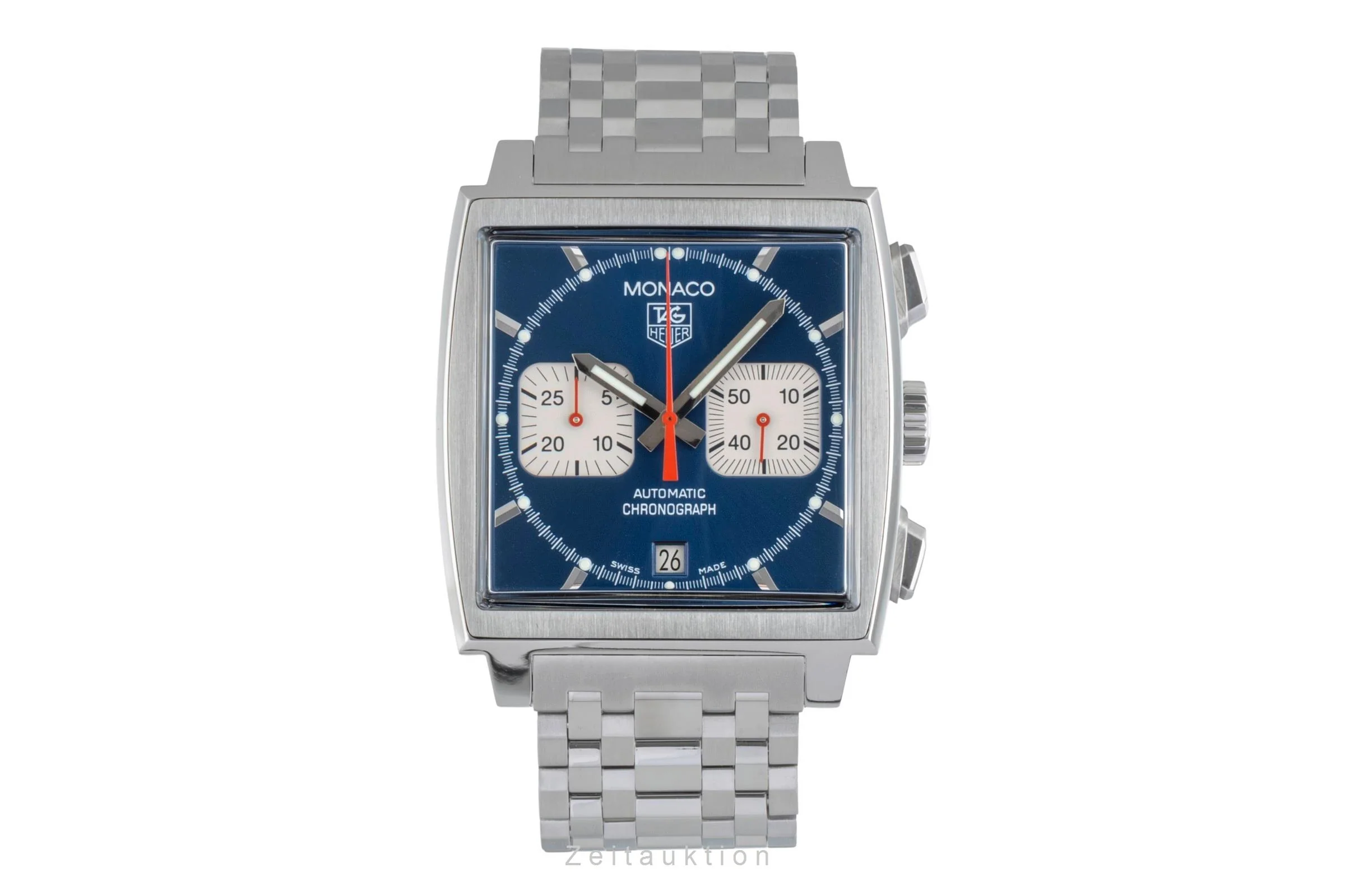 Tag Heuer Monaco chronograph steel automatic men's watch CW 2113-0  [2505139] - Image 5