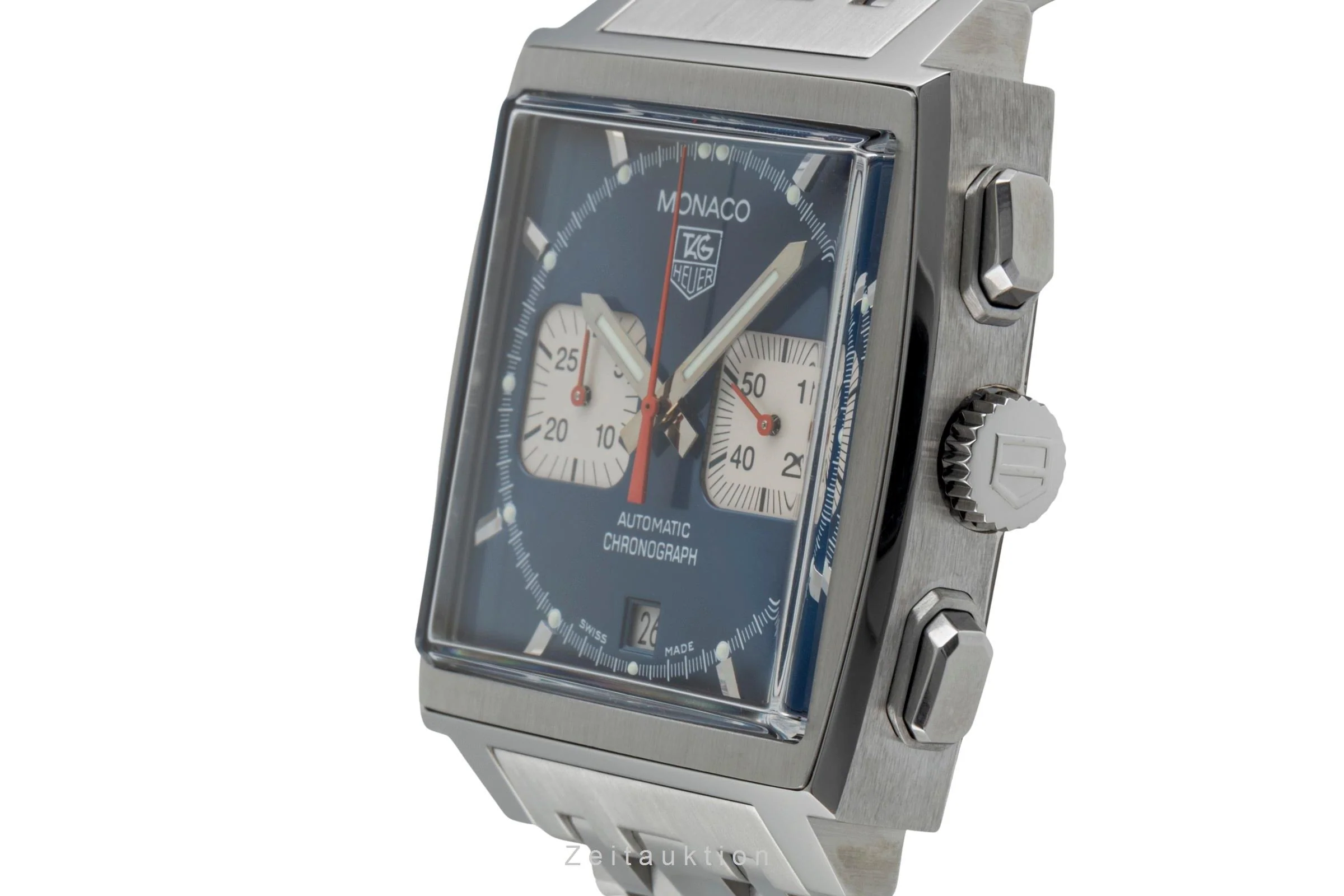 Tag Heuer Monaco chronograph steel automatic men's watch CW 2113-0  [2505139] - Image 7