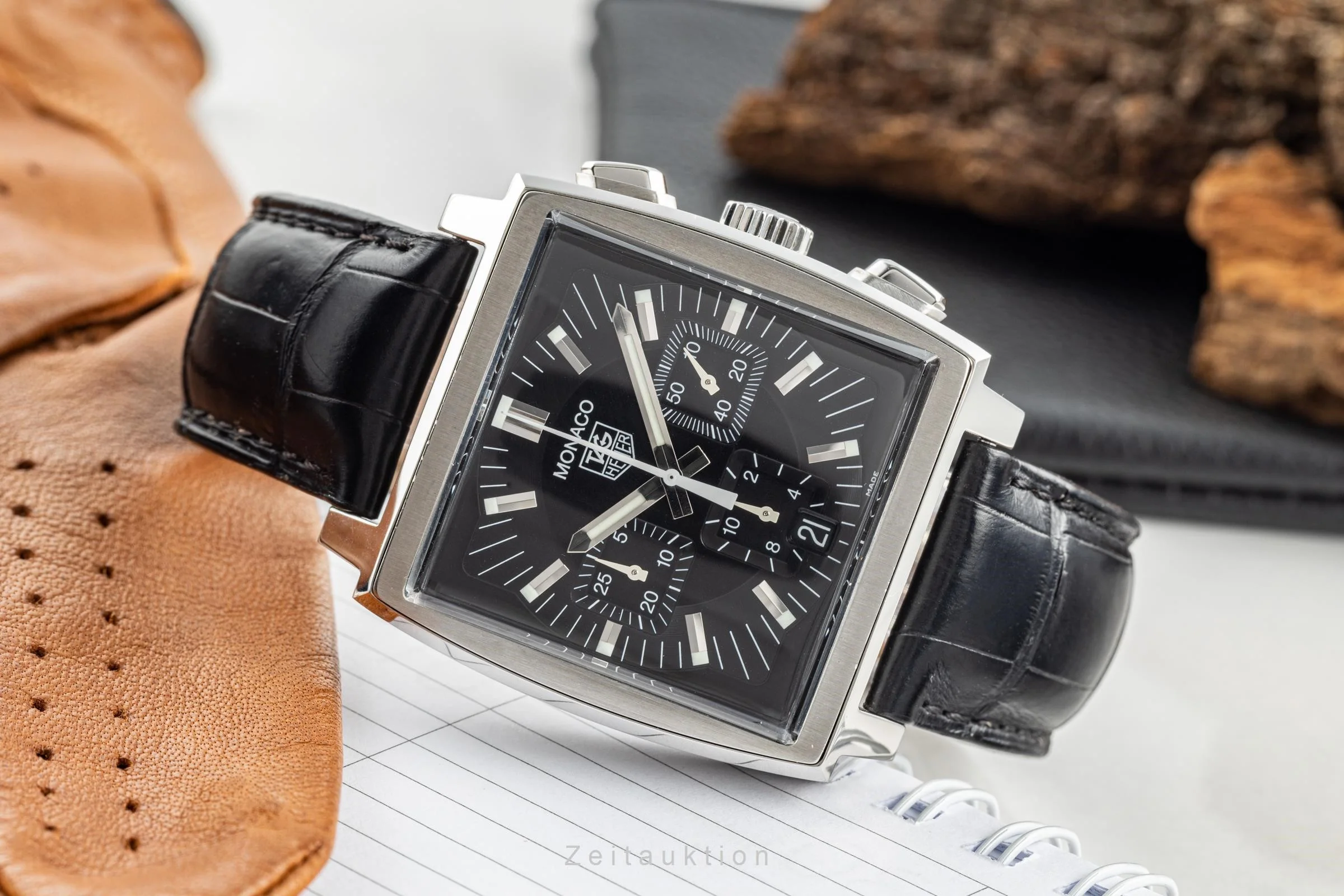 Tag Heuer Monaco chronograph steel automatic men's watch CW211-0 LP: 6400EUR  [2203922] - Image 2