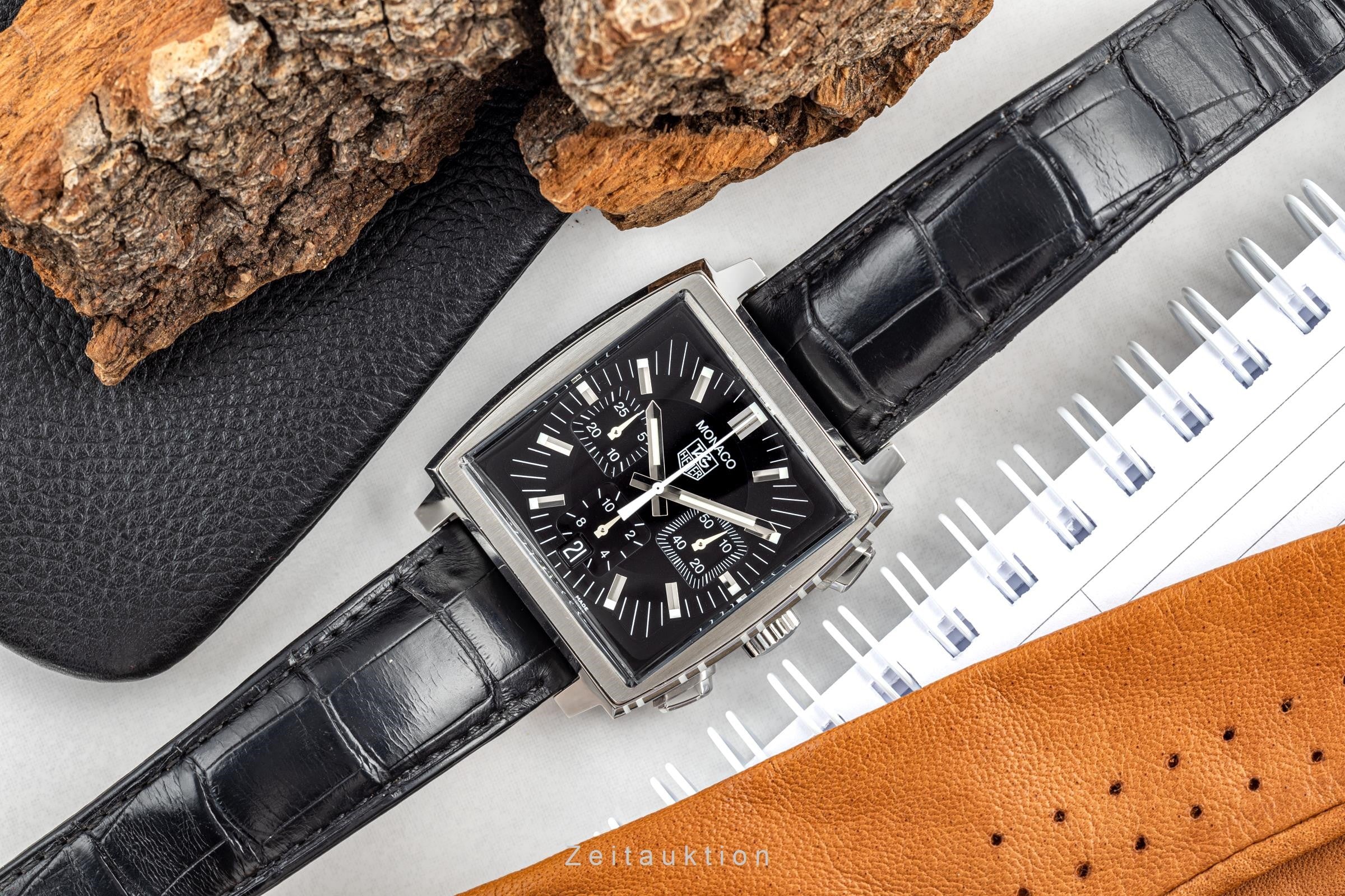 Tag Heuer Monaco chronograph steel automatic men's watch CW211-0 LP: 6400EUR  [2203922] - Image 3