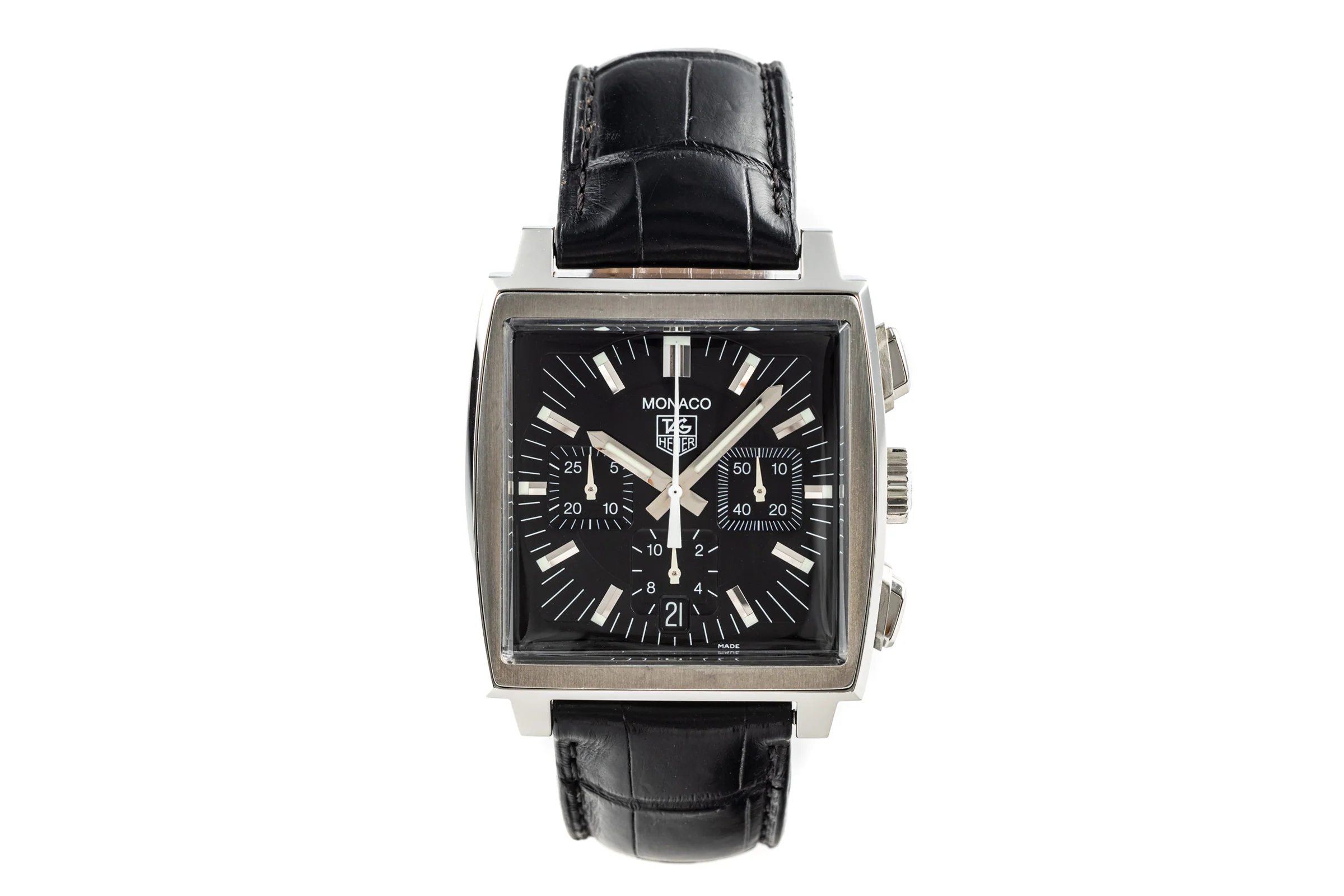 Tag Heuer Monaco chronograph steel automatic men's watch CW211-0 LP: 6400EUR  [2203922] - Image 4