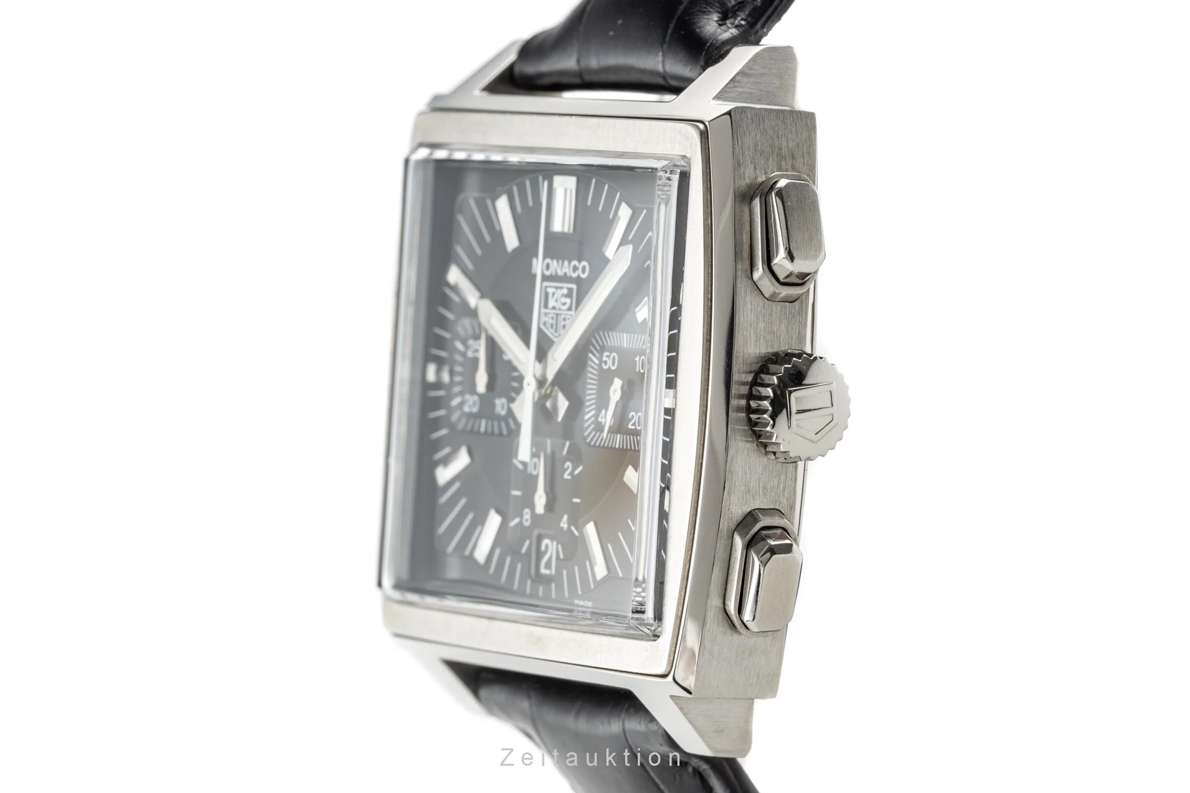 Tag Heuer Monaco chronograph steel automatic men's watch CW211-0 LP: 6400EUR  [2203922] - Image 6