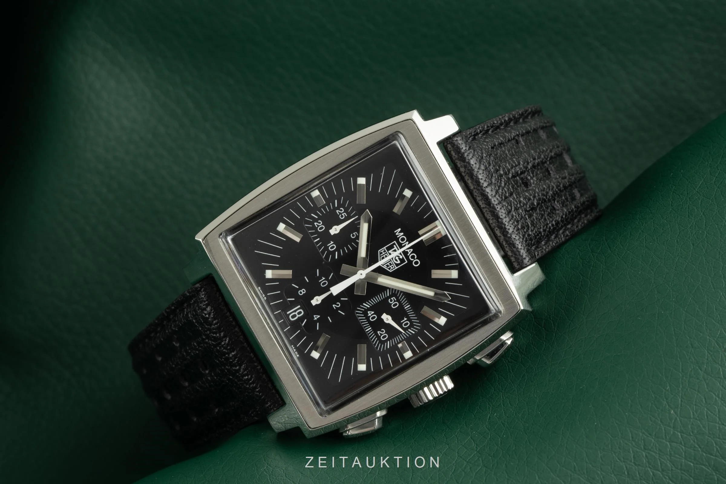 Tag Heuer Monaco chronograph steel automatic men's watch CW2111-0  [2102567] - Image 2