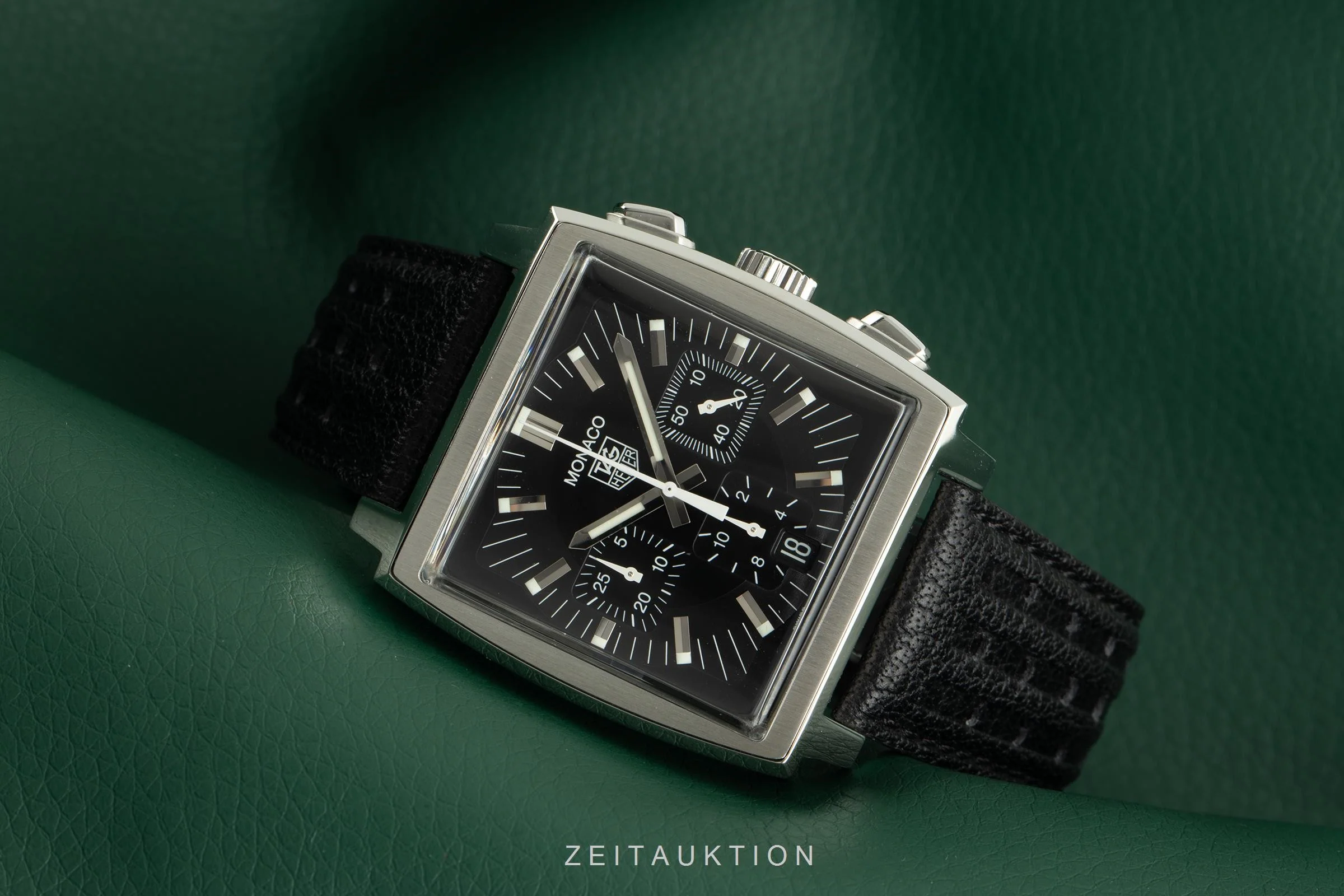Tag Heuer Monaco chronograph steel automatic men's watch CW2111-0  [2102567] - Image 3