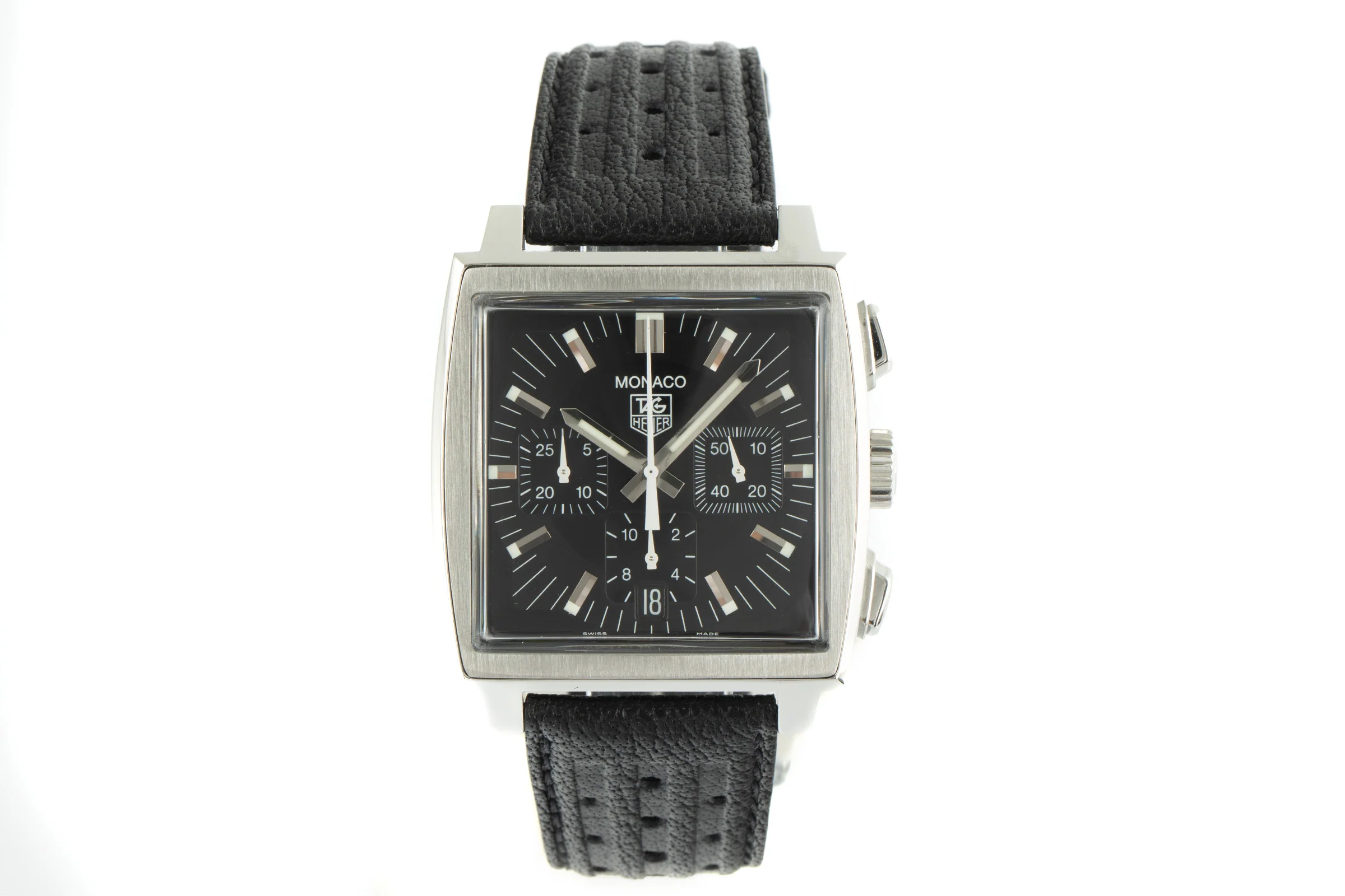 Tag Heuer Monaco chronograph steel automatic men's watch CW2111-0  [2102567] - Image 4