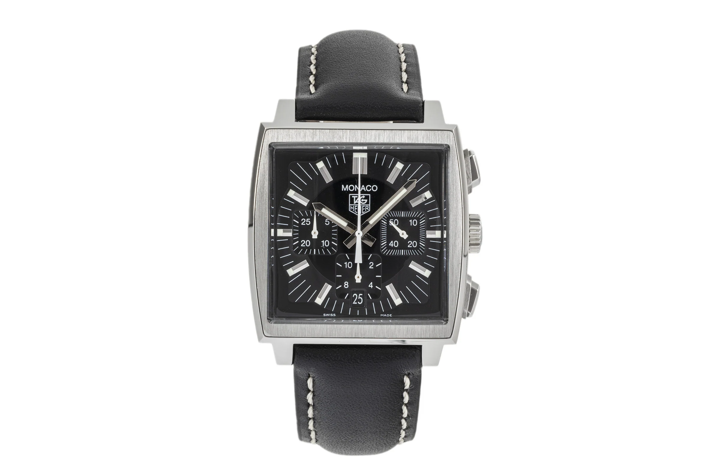 Tag Heuer Monaco chronograph steel automatic men's watch CW2111-0 LP: 6850EUR  [2301387] - Image 4