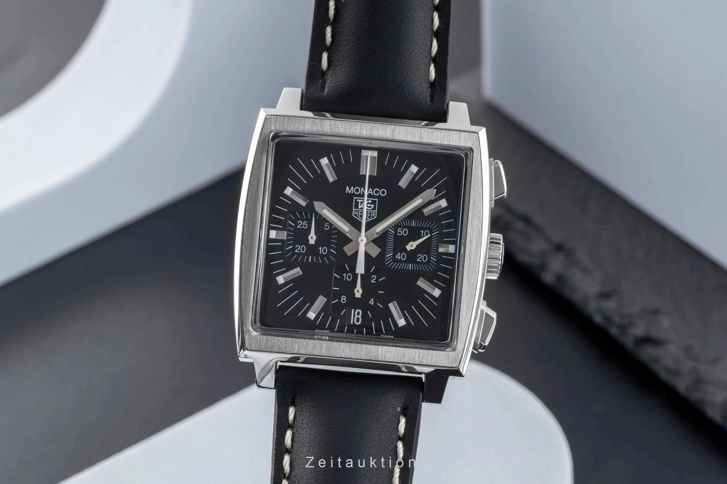 Tag Heuer Monaco chronograph steel automatic men's watch CW2111-0 LP: 6850EUR  [2501753] - Image 2