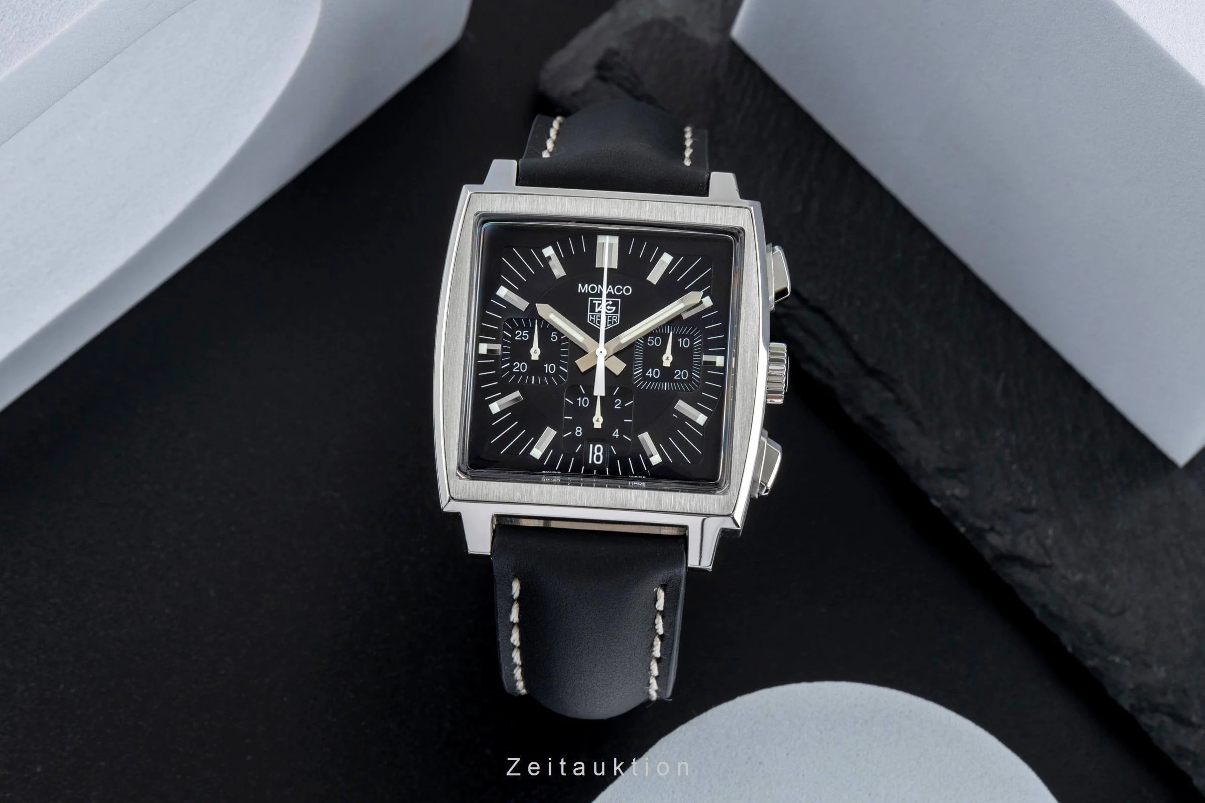 Tag Heuer Monaco chronograph steel automatic men's watch CW2111-0 LP: 6850EUR  [2501753] - Image 4