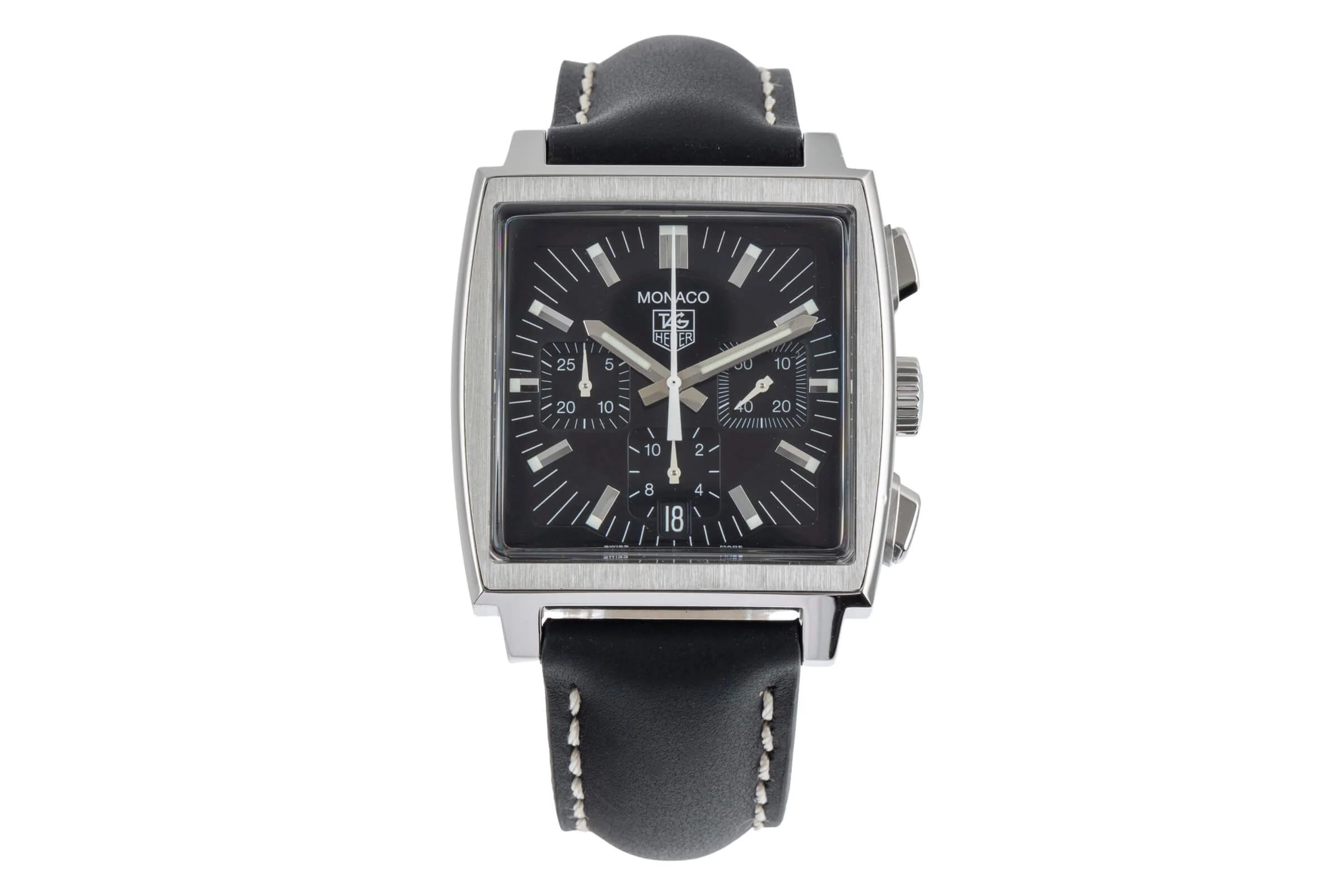 Tag Heuer Monaco chronograph steel automatic men's watch CW2111-0 LP: 6850EUR  [2501753] - Image 5