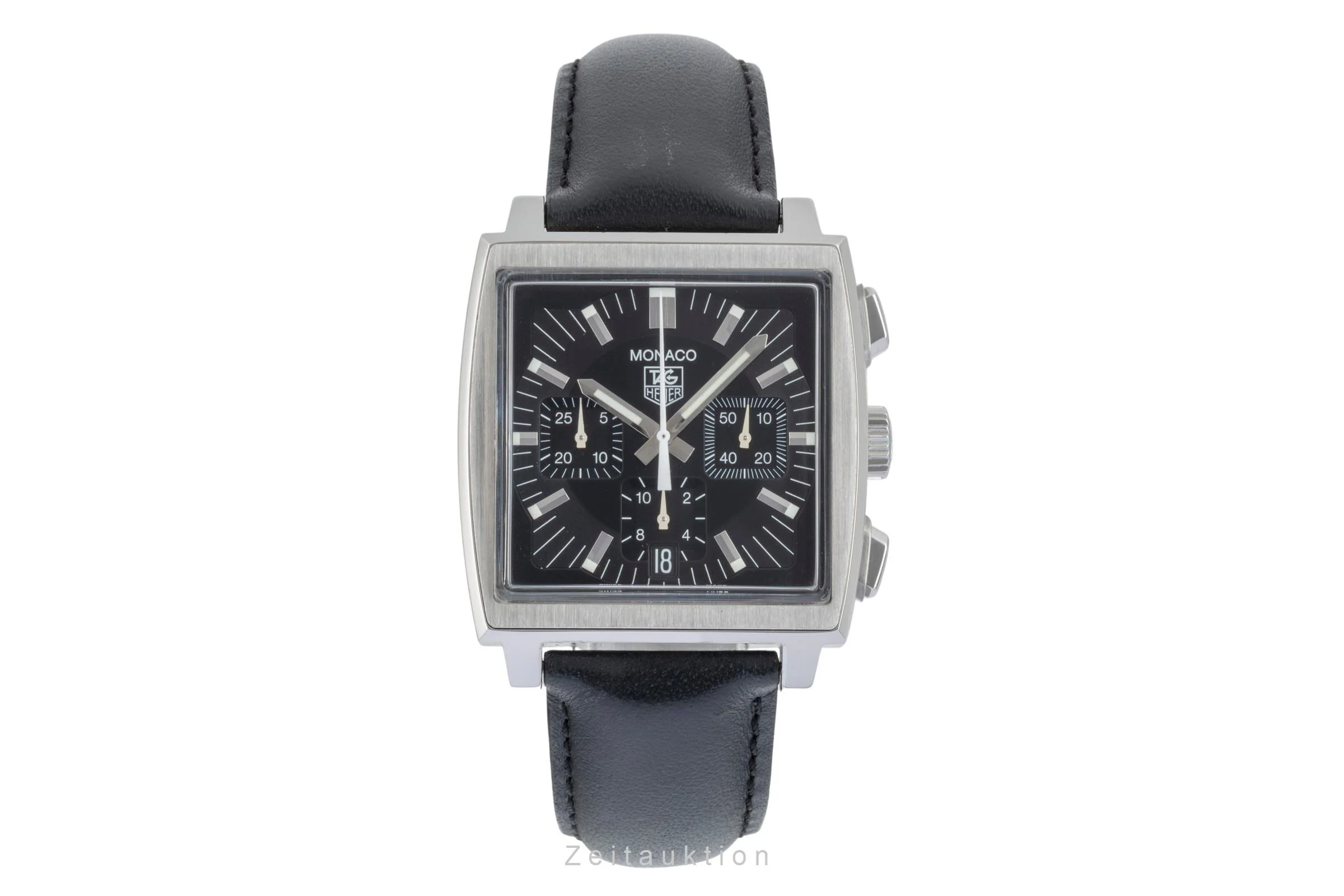 Tag Heuer Monaco chronograph steel automatic men's watch CW2111-0  [2505838] - Image 5