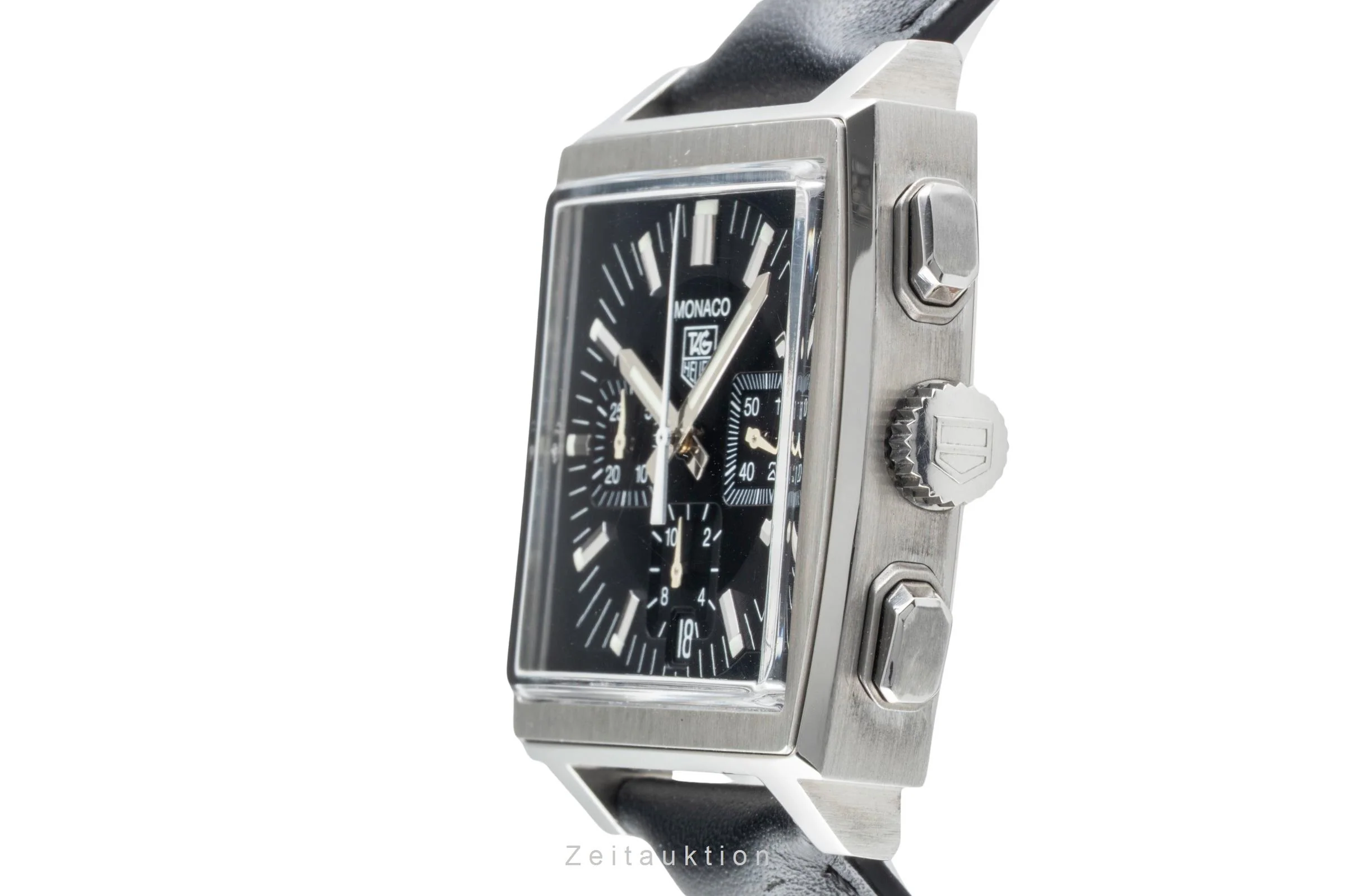 Tag Heuer Monaco chronograph steel automatic men's watch CW2111-0  [2505838] - Image 7