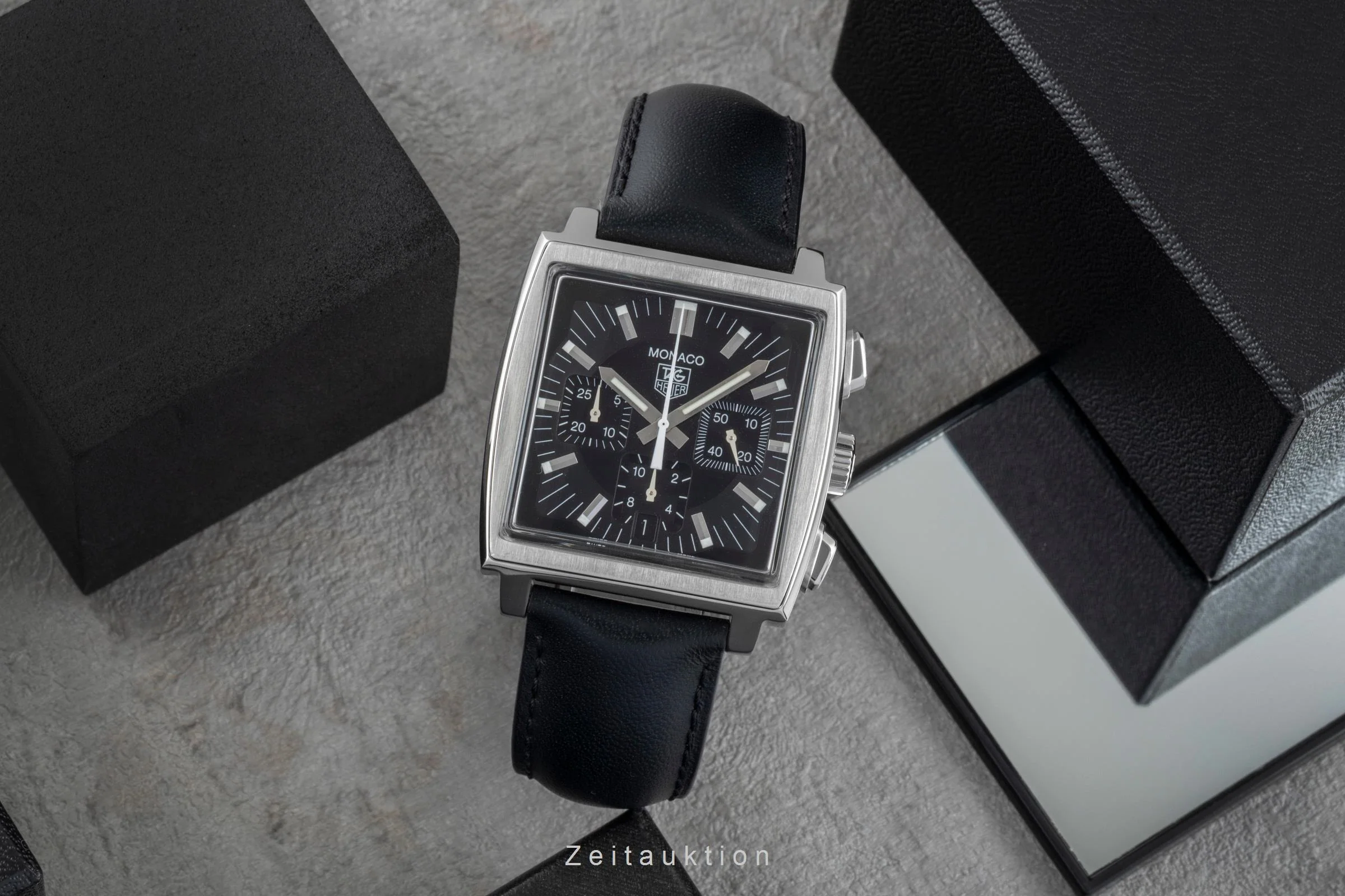 Tag Heuer Monaco chronograph steel automatic men's watch CW2111-0	 LP: 7800EUR  [2506151] - Image 4