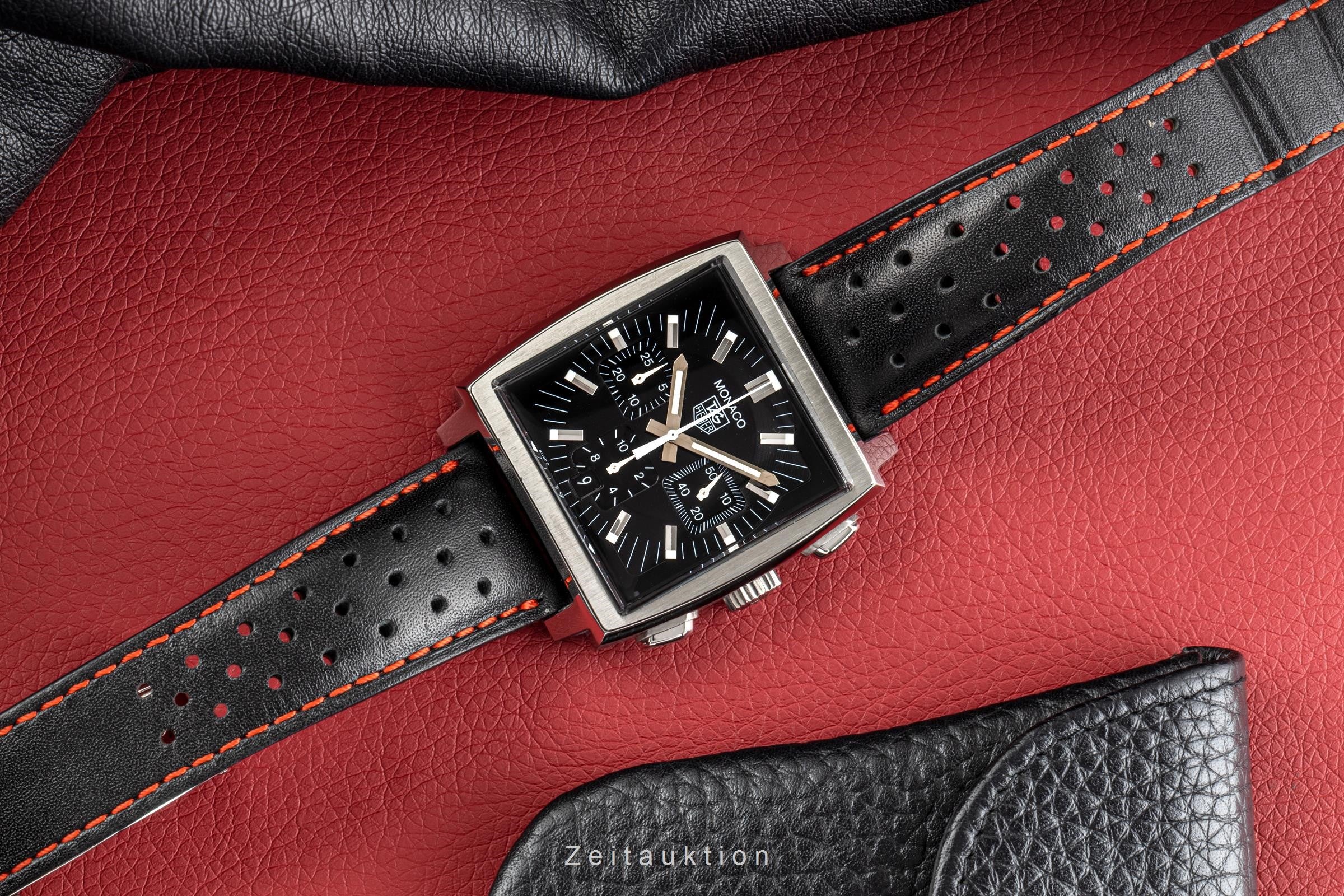 Tag Heuer Monaco chronograph steel automatic men's watch CW2111  [2205640] - Image 2