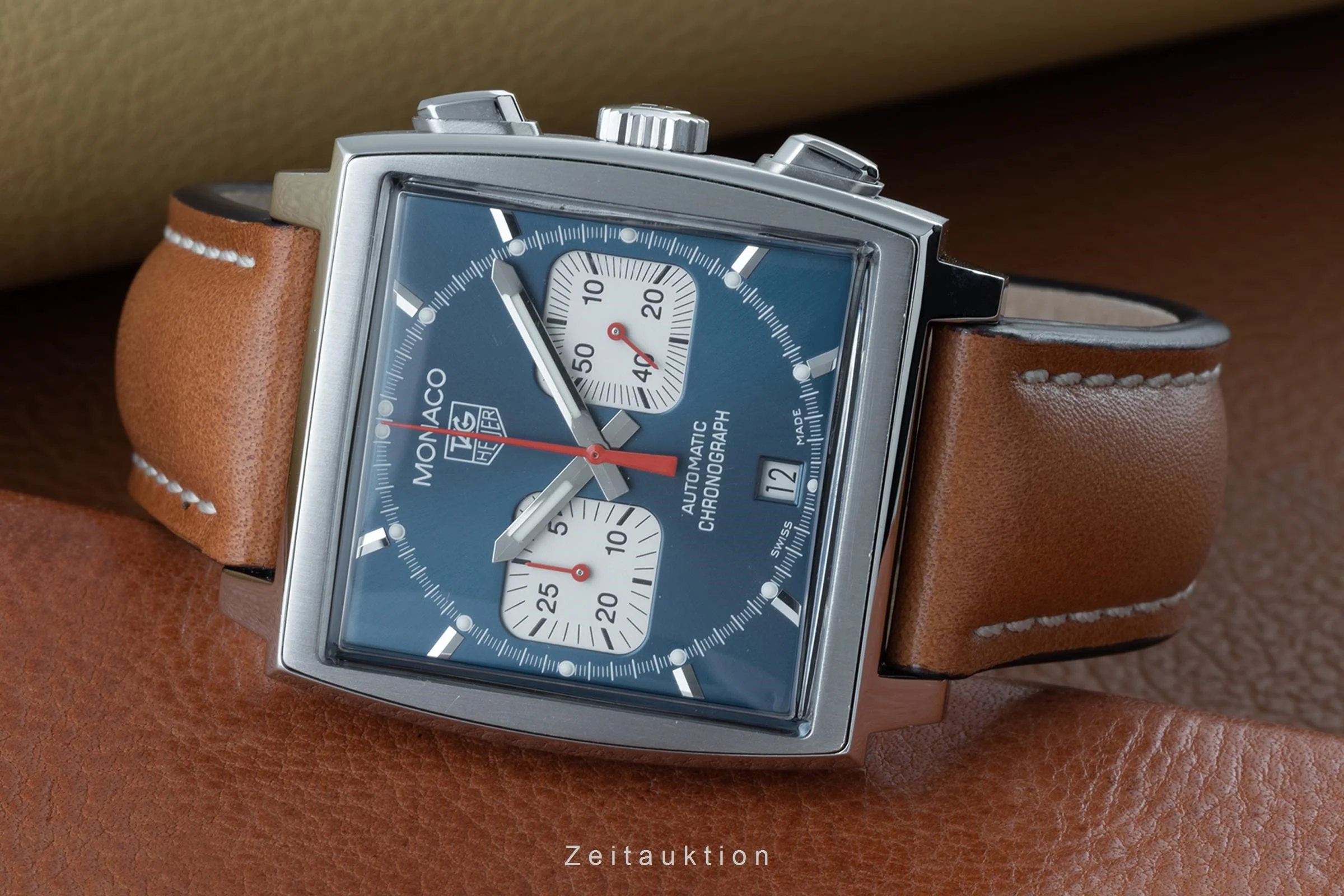Tag Heuer Monaco chronograph steel automatic men's watch CW2113-0  [2303581] - Image 3