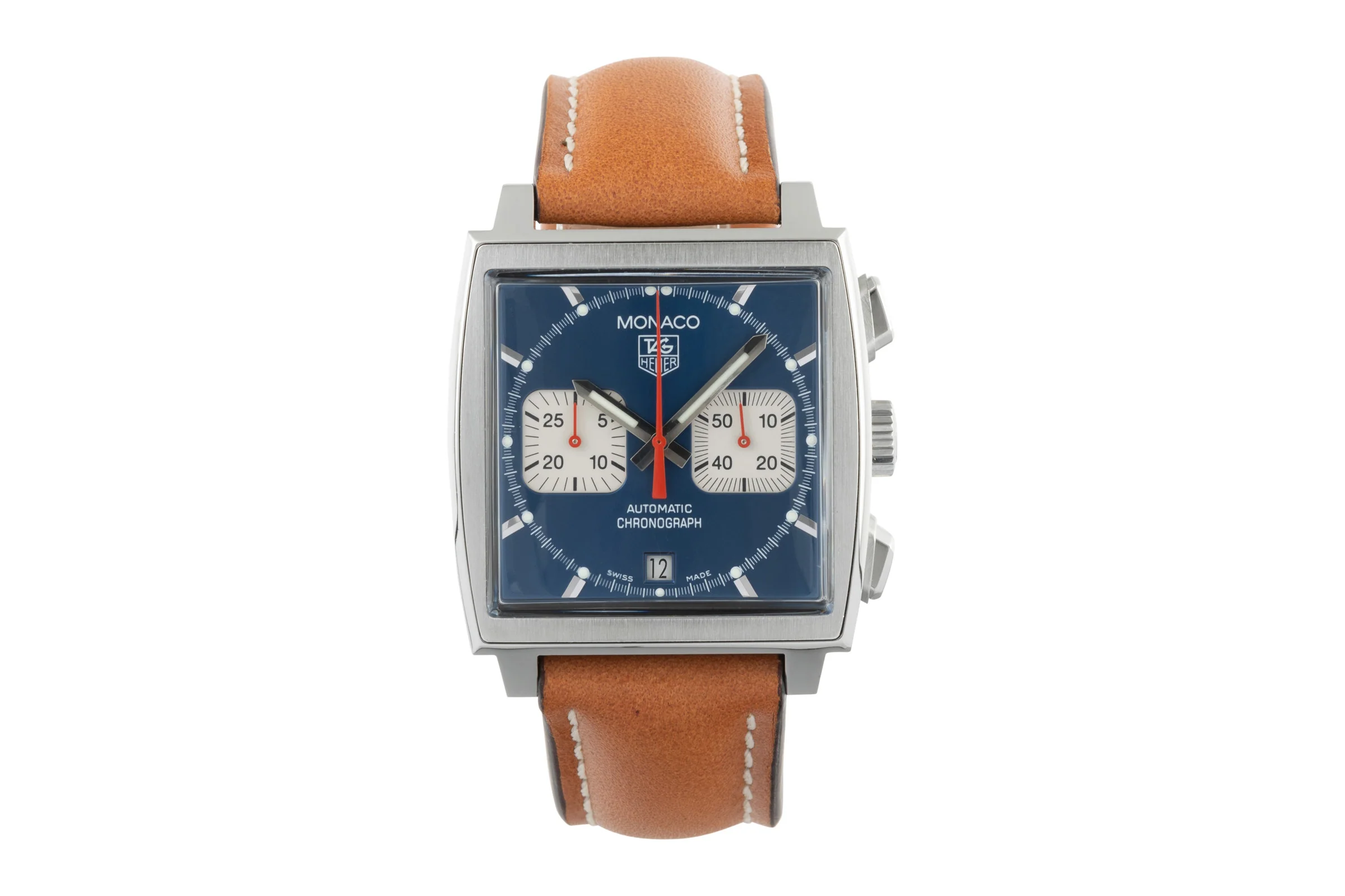 Tag Heuer Monaco chronograph steel automatic men's watch CW2113-0  [2303581] - Image 4