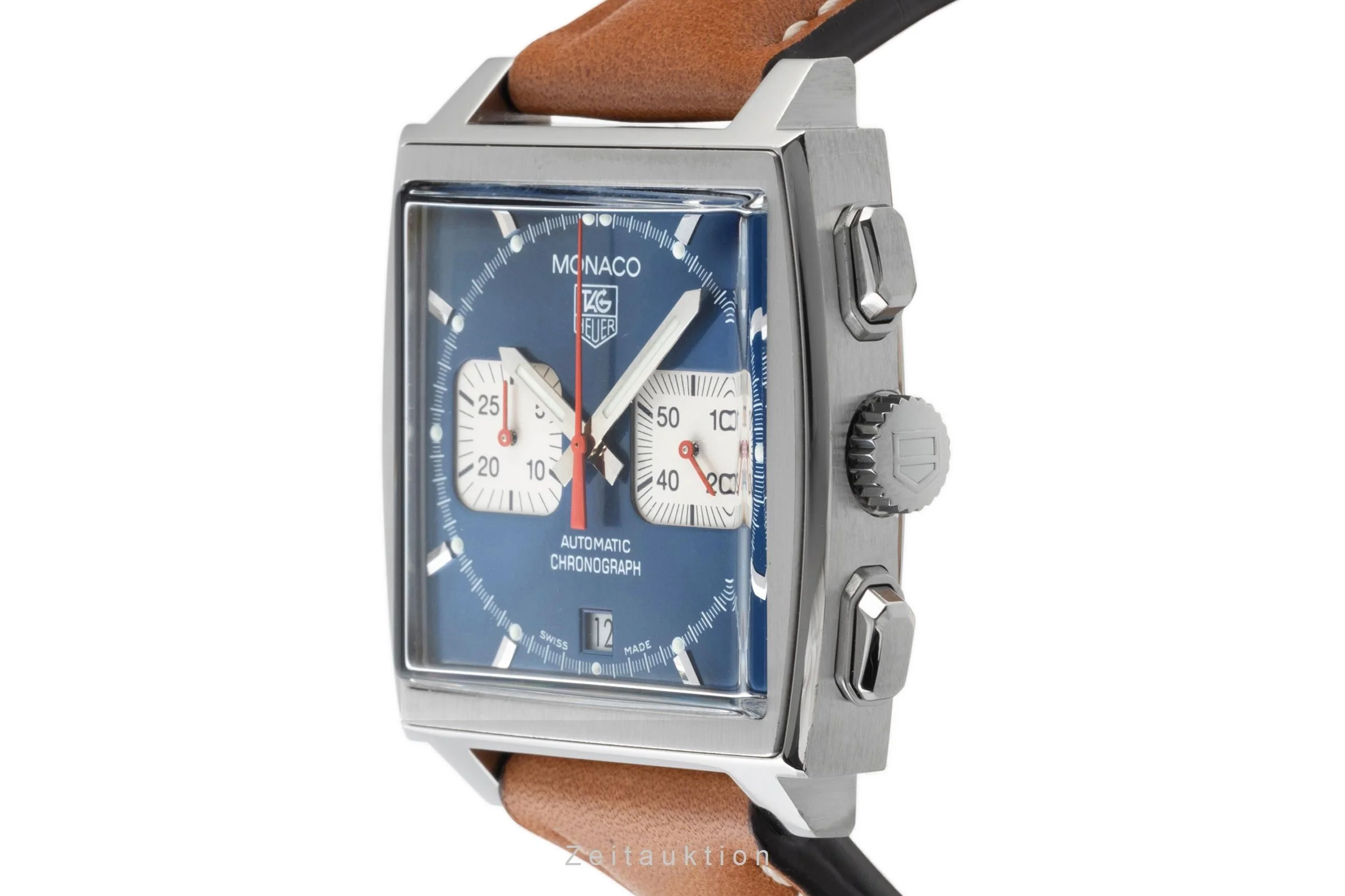 Tag Heuer Monaco chronograph steel automatic men's watch CW2113-0  [2303581] - Image 6