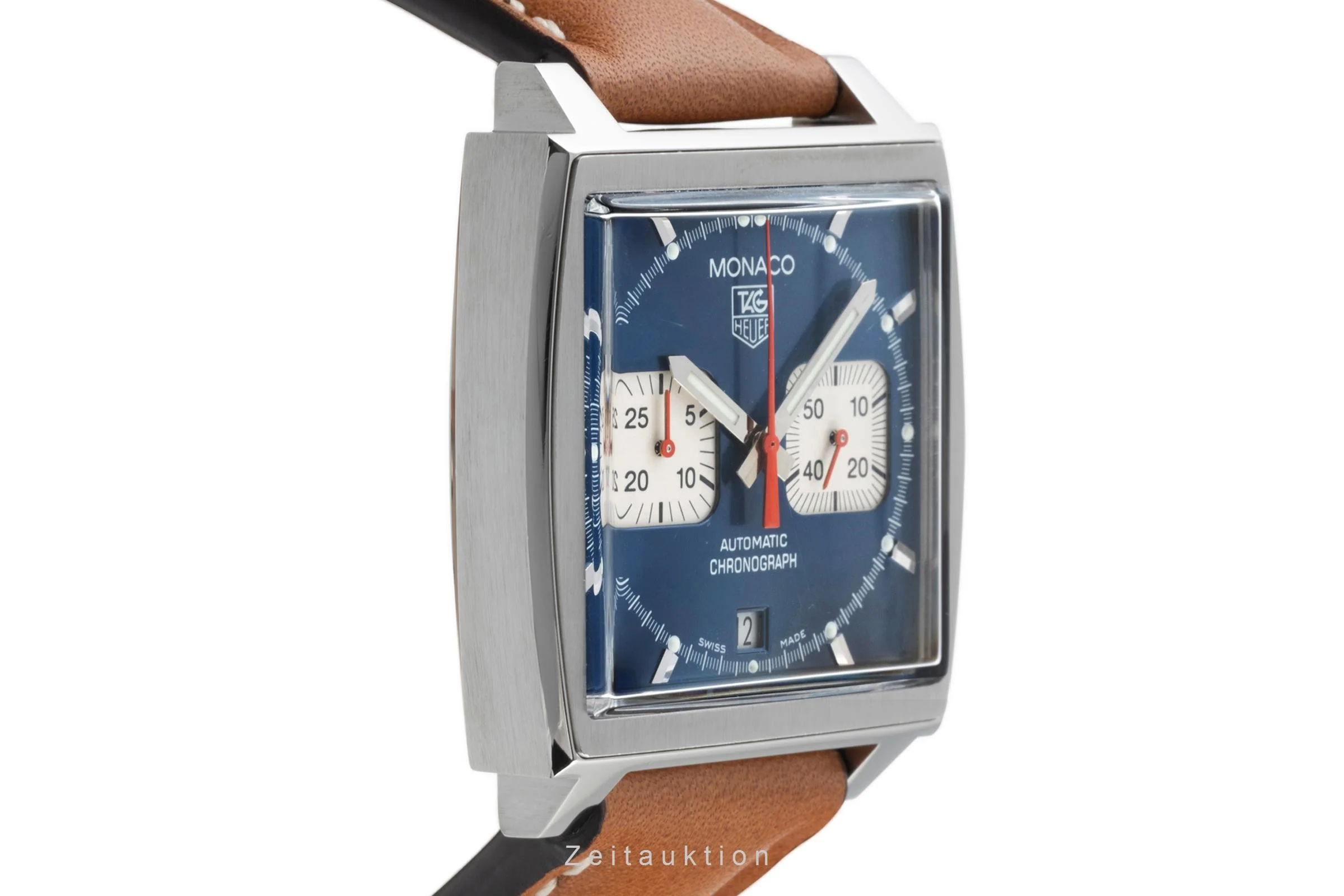 Tag Heuer Monaco chronograph steel automatic men's watch CW2113-0  [2303581] - Image 7