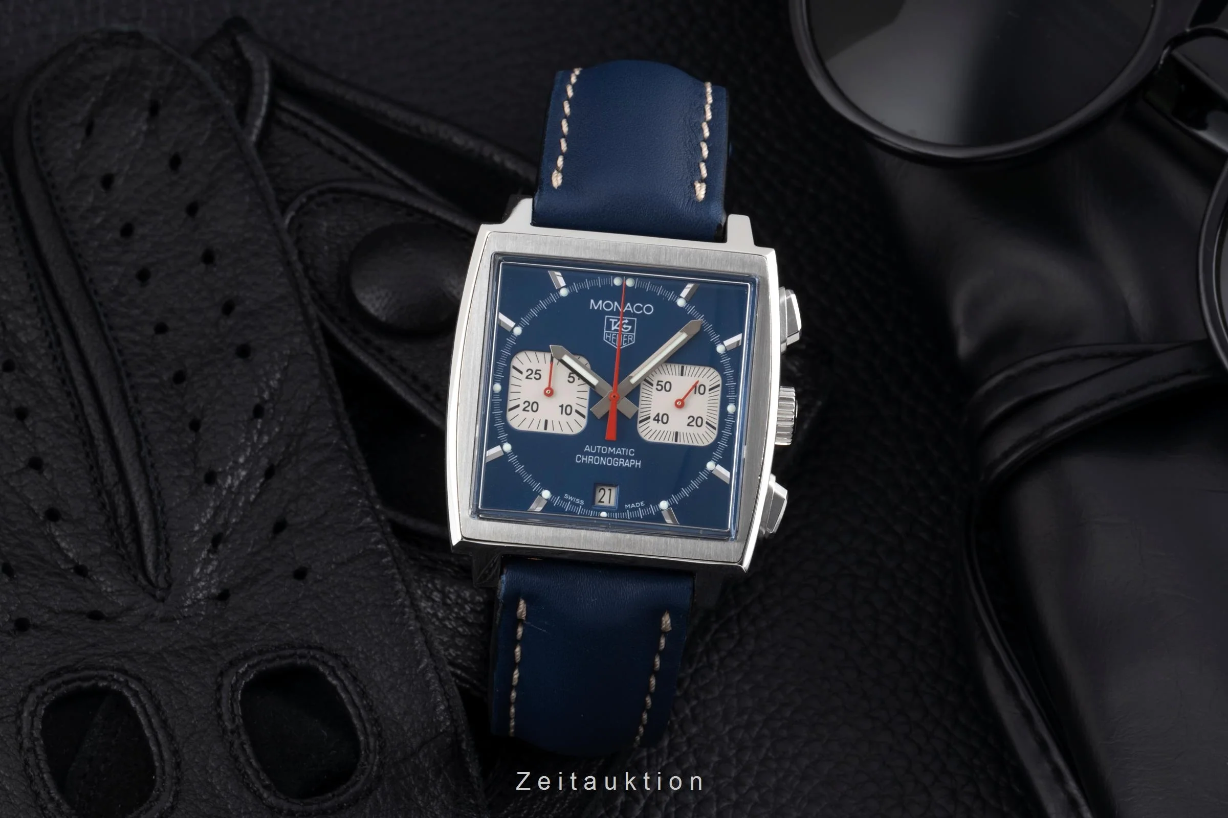 Tag Heuer Monaco chronograph steel automatic men's watch CW2113 LP: 8100EUR  [2503318] - Image 4