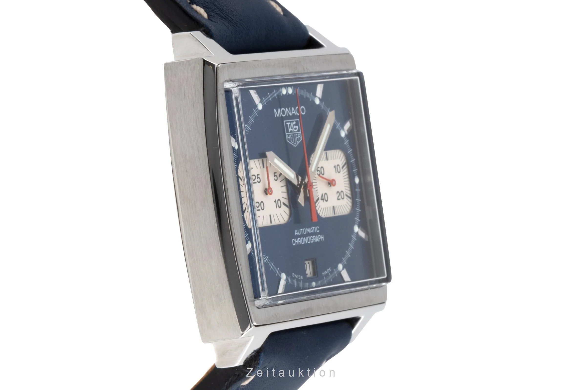 Tag Heuer Monaco chronograph steel automatic men's watch CW2113 LP: 8100EUR  [2503318] - Image 8