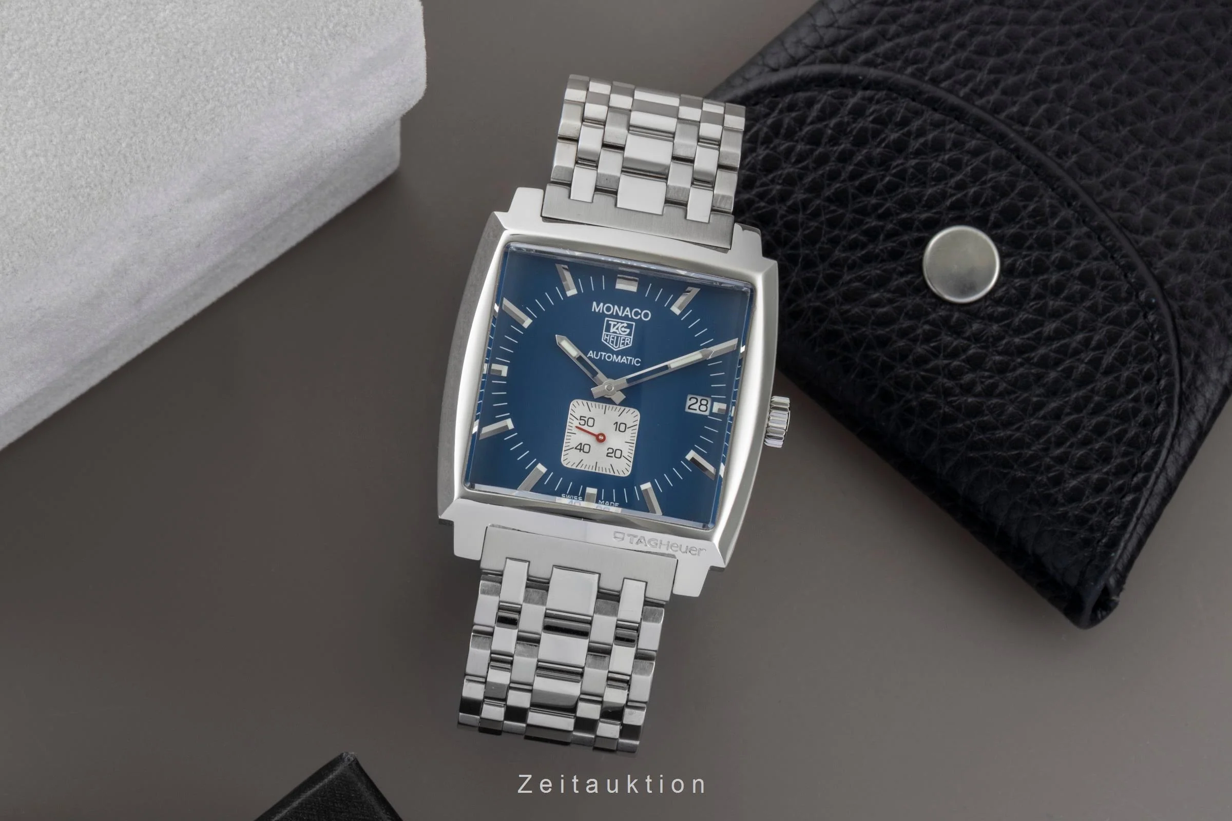 Tag Heuer Monaco steel automatic men's watch WW2111  [2600364] - Image 4
