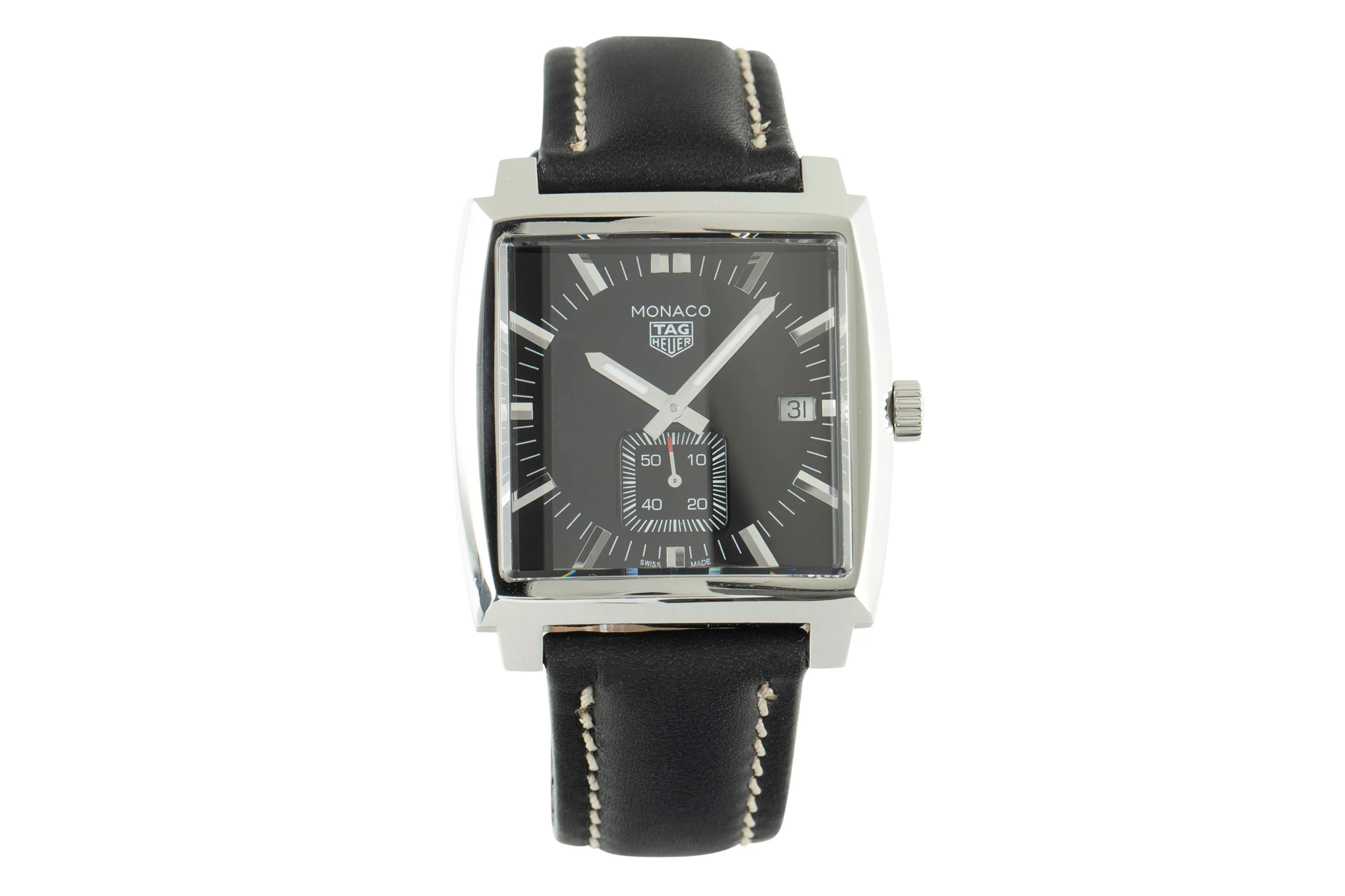 Tag Heuer Monaco steel quartz men's watch WAW131A.FC6177 LP: 2050EUR  [2105287] - Image 4