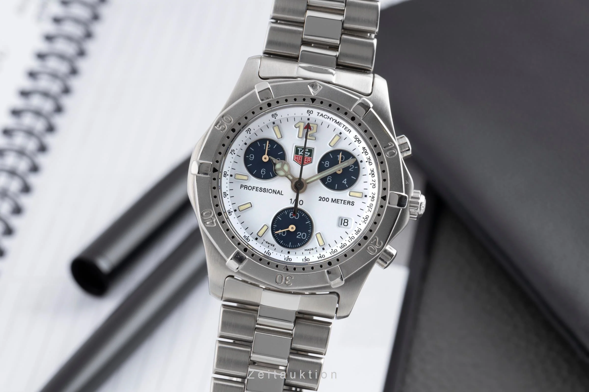 Tag Heuer Professional chronograph steel quartz men's watch CK1111  [2502741] - Image 2