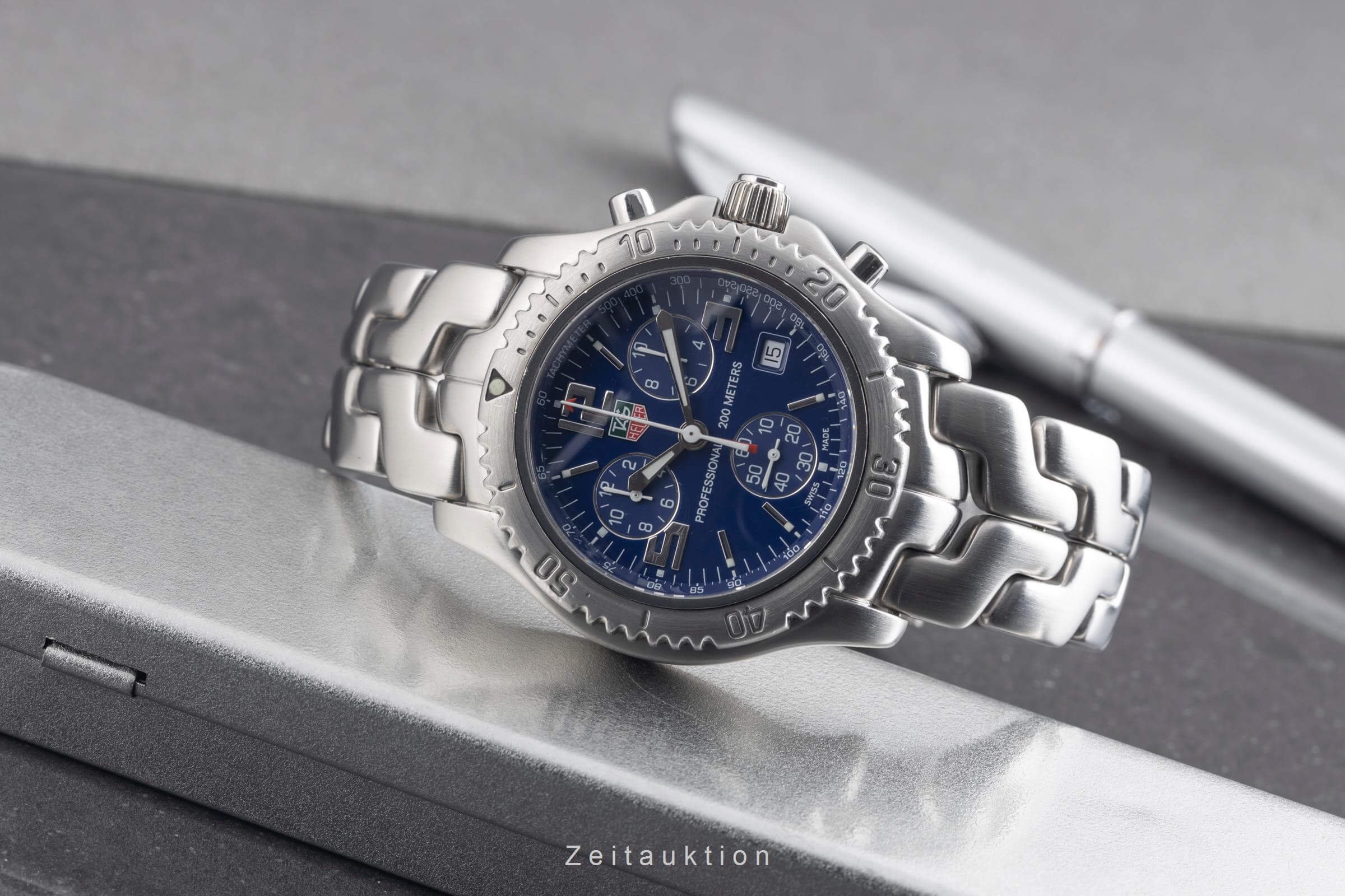 Tag Heuer Professional chronograph steel quartz men's watch CT1110  [2501450] - Image 3