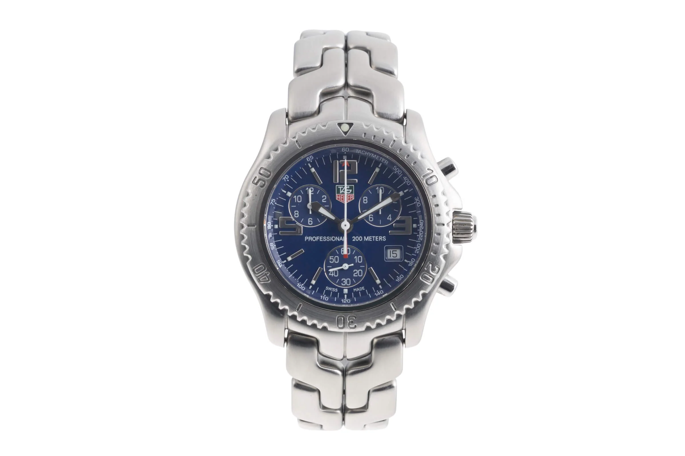 Tag Heuer Professional chronograph steel quartz men's watch CT1110  [2501450] - Image 5