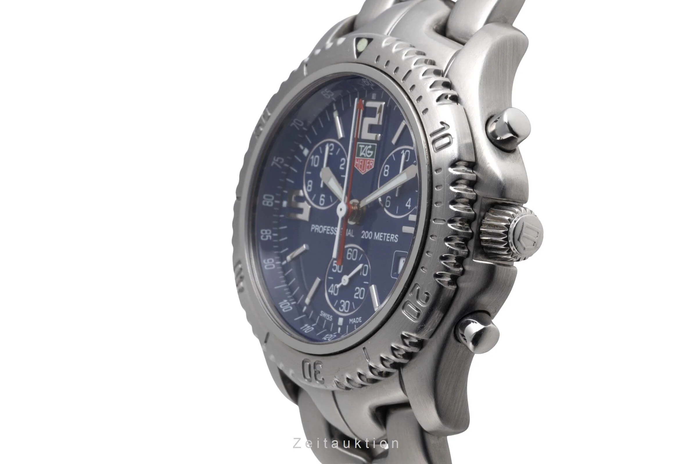 Tag Heuer Professional chronograph steel quartz men's watch CT1110  [2501450] - Image 7