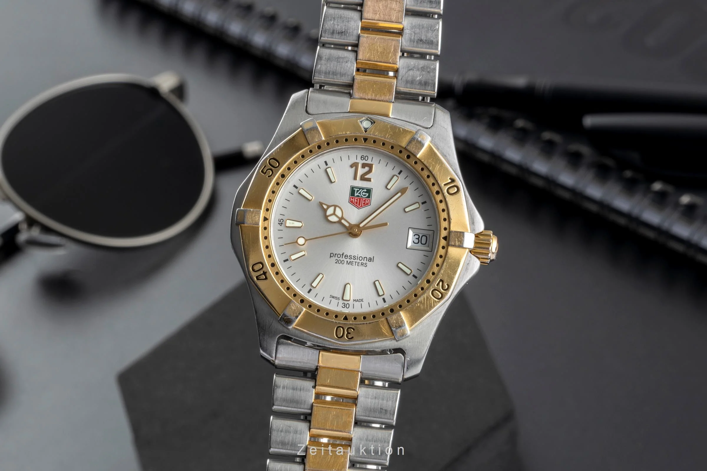 Tag Heuer Professional gilt / steel quartz men's watch WK1120-0  [2506859] - Image 2