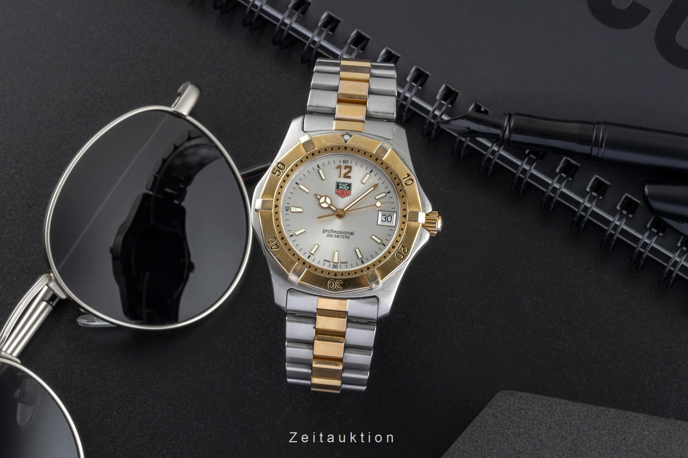 Tag Heuer Professional gilt / steel quartz men's watch WK1120-0  [2506859] - Image 4
