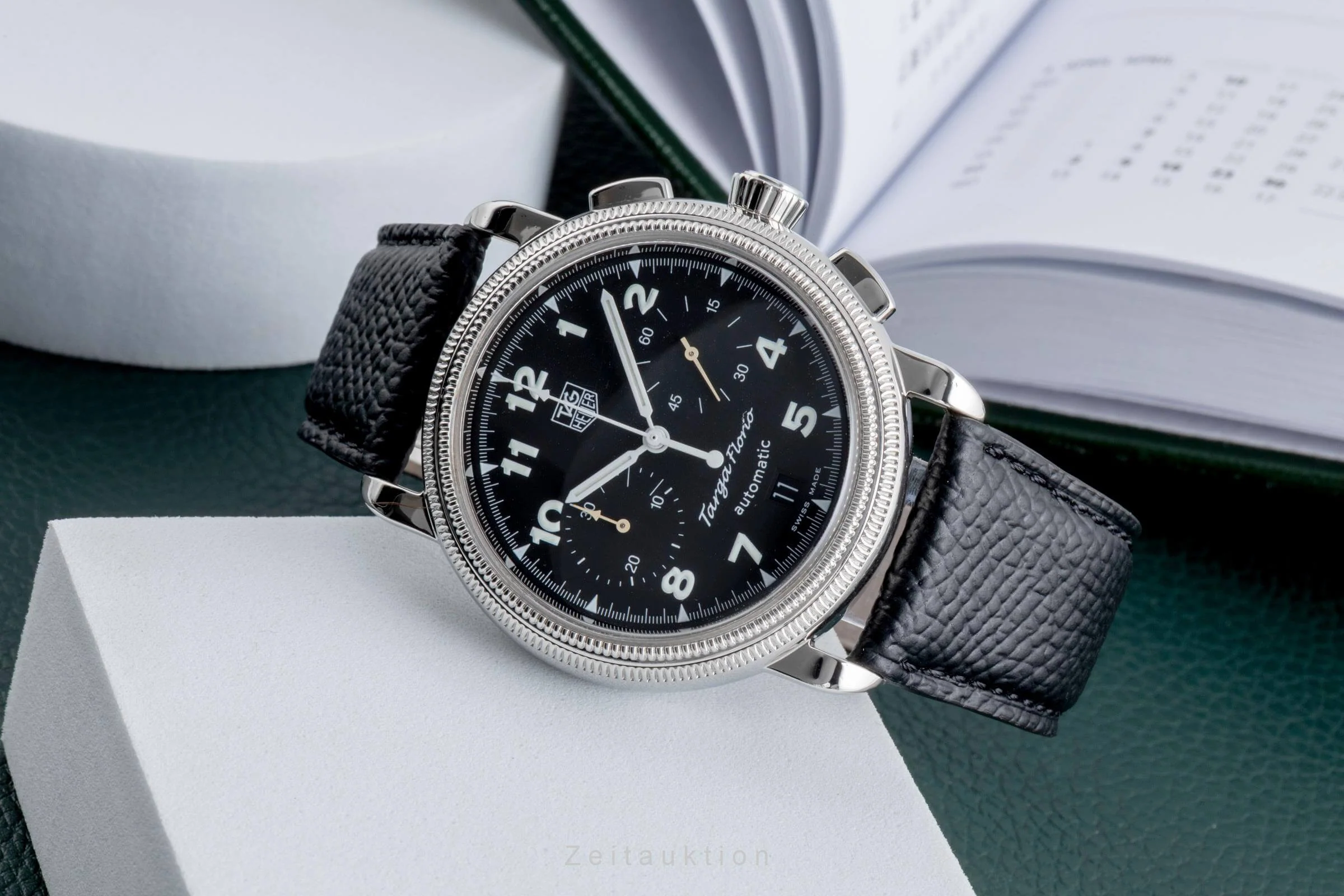 Tag Heuer Targa Florio chronograph steel automatic men's watch CX2110  [2502229] - Image 3
