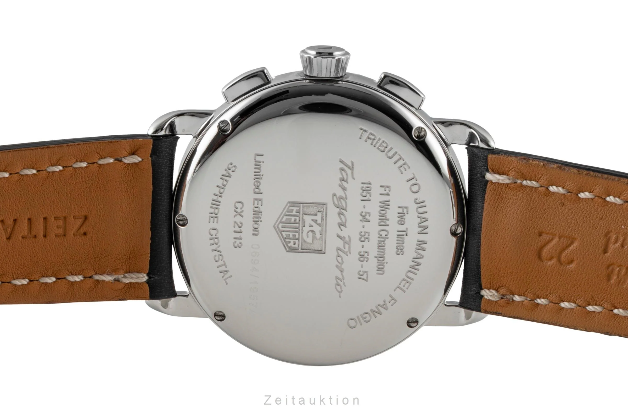 Tag Heuer Targa Florio chronograph steel automatic men's watch CX2113.FC6177 Limited  [2507439] - Image 12