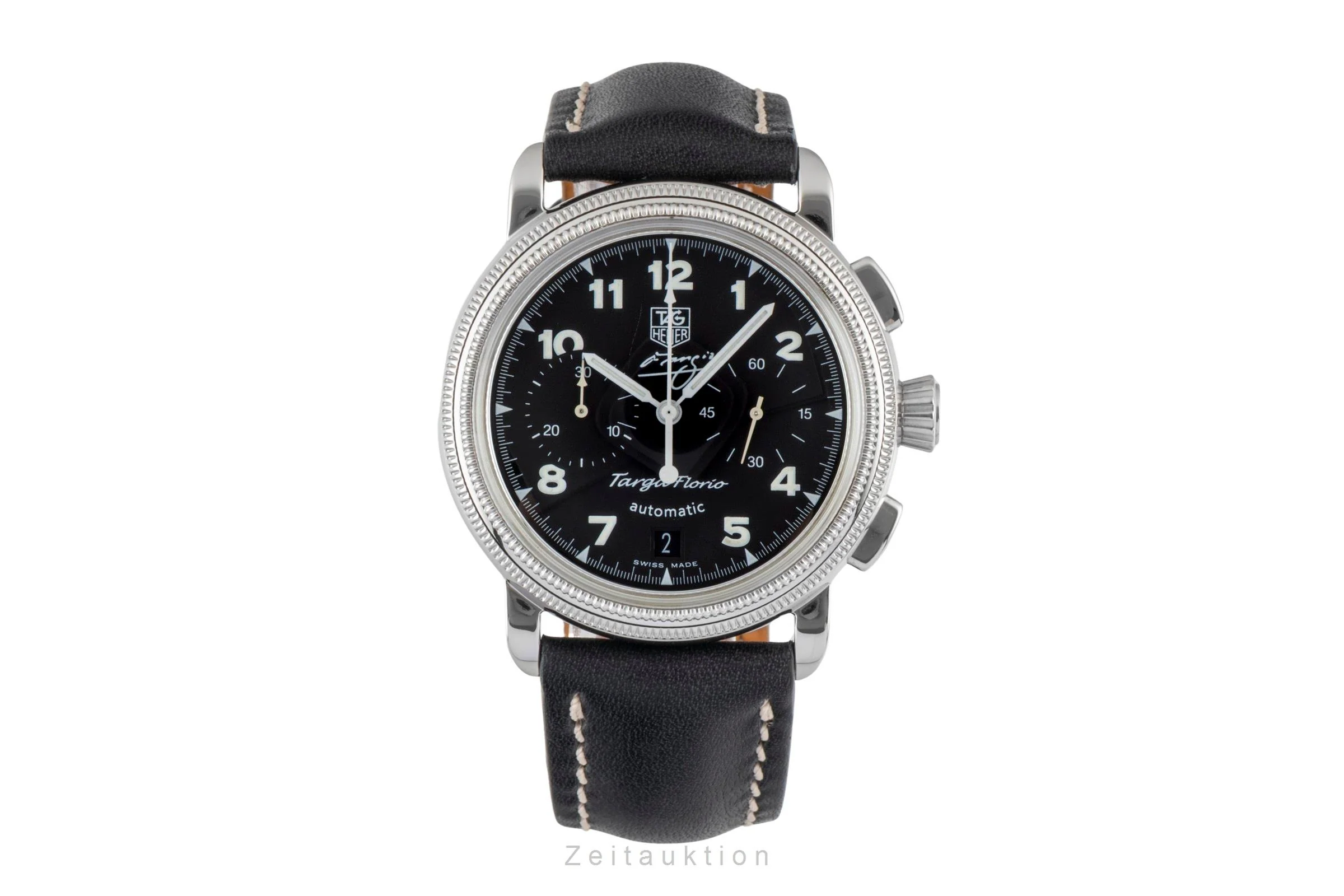 Tag Heuer Targa Florio chronograph steel automatic men's watch CX2113.FC6177 Limited  [2507439] - Image 5