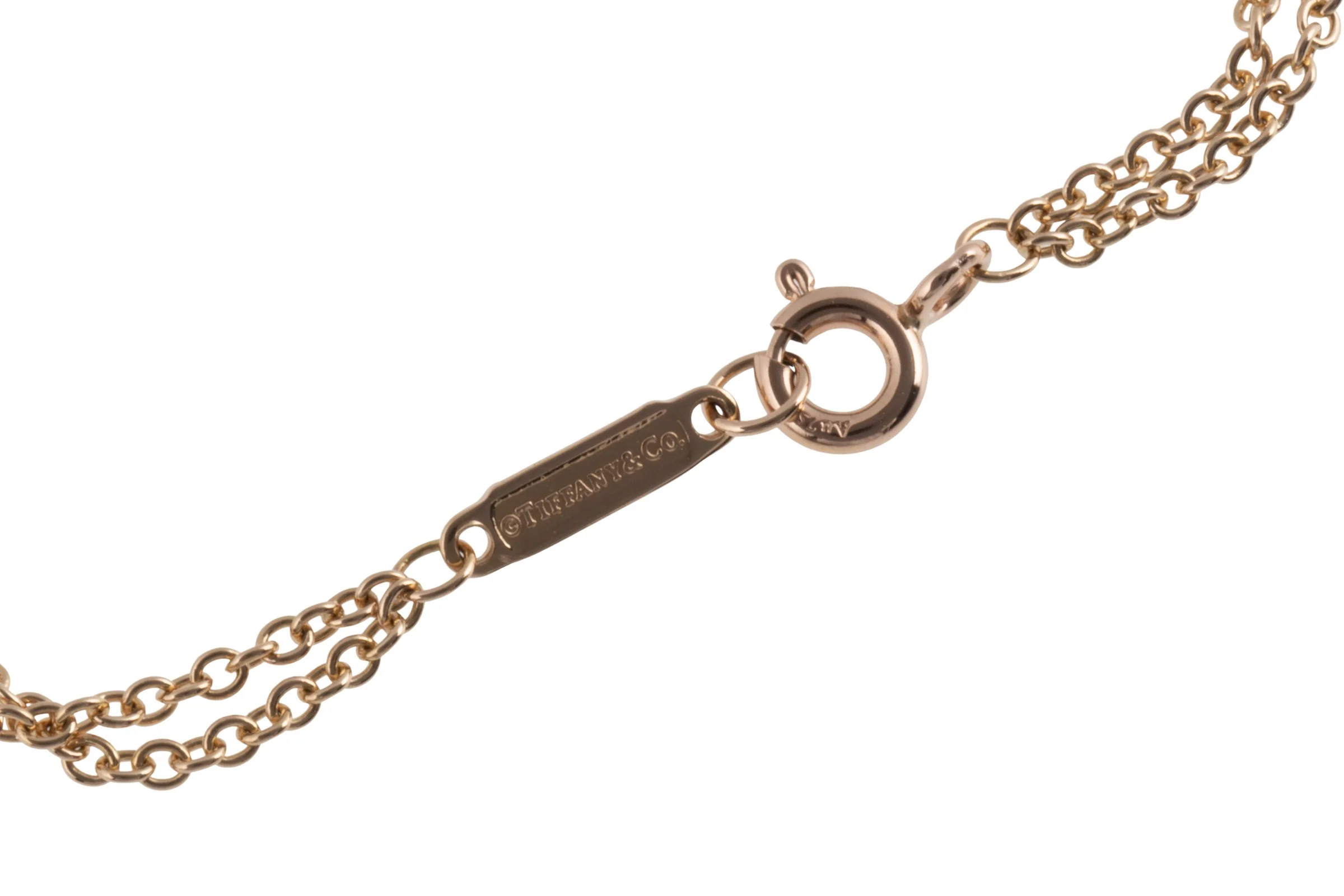 Tiffany & Co. bracelet with heart pendant & key 18k rose gold retail price: 1950,- €[KL26000] - Image 8