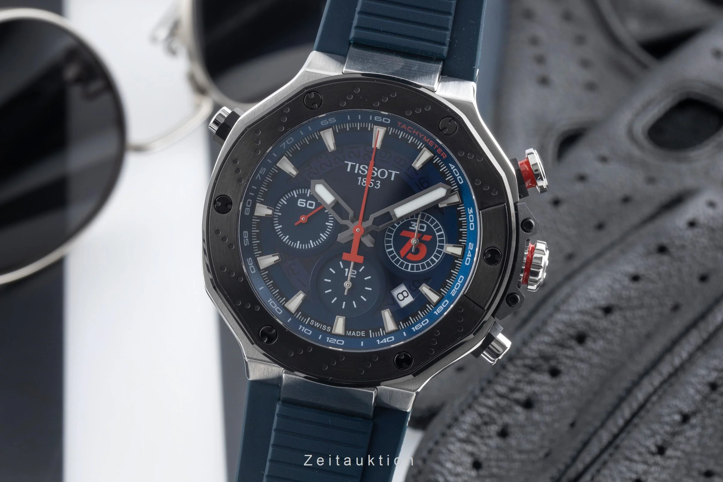 Tissot chronograph steel automatic men's watch T1414272704100 Limited  [2600552] - Image 2
