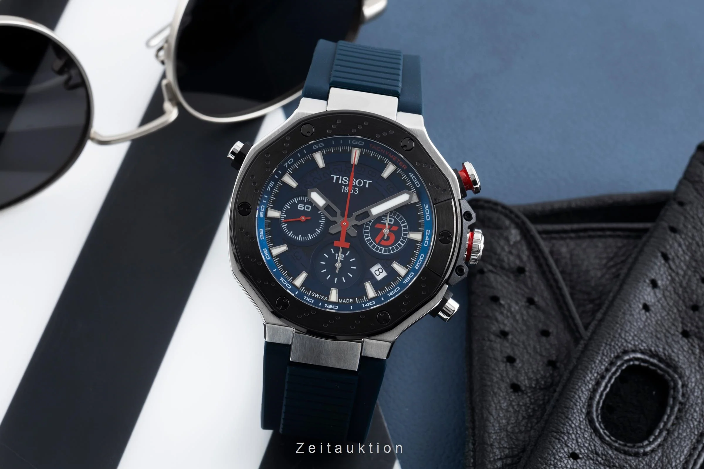 Tissot chronograph steel automatic men's watch T1414272704100 Limited  [2600552] - Image 4