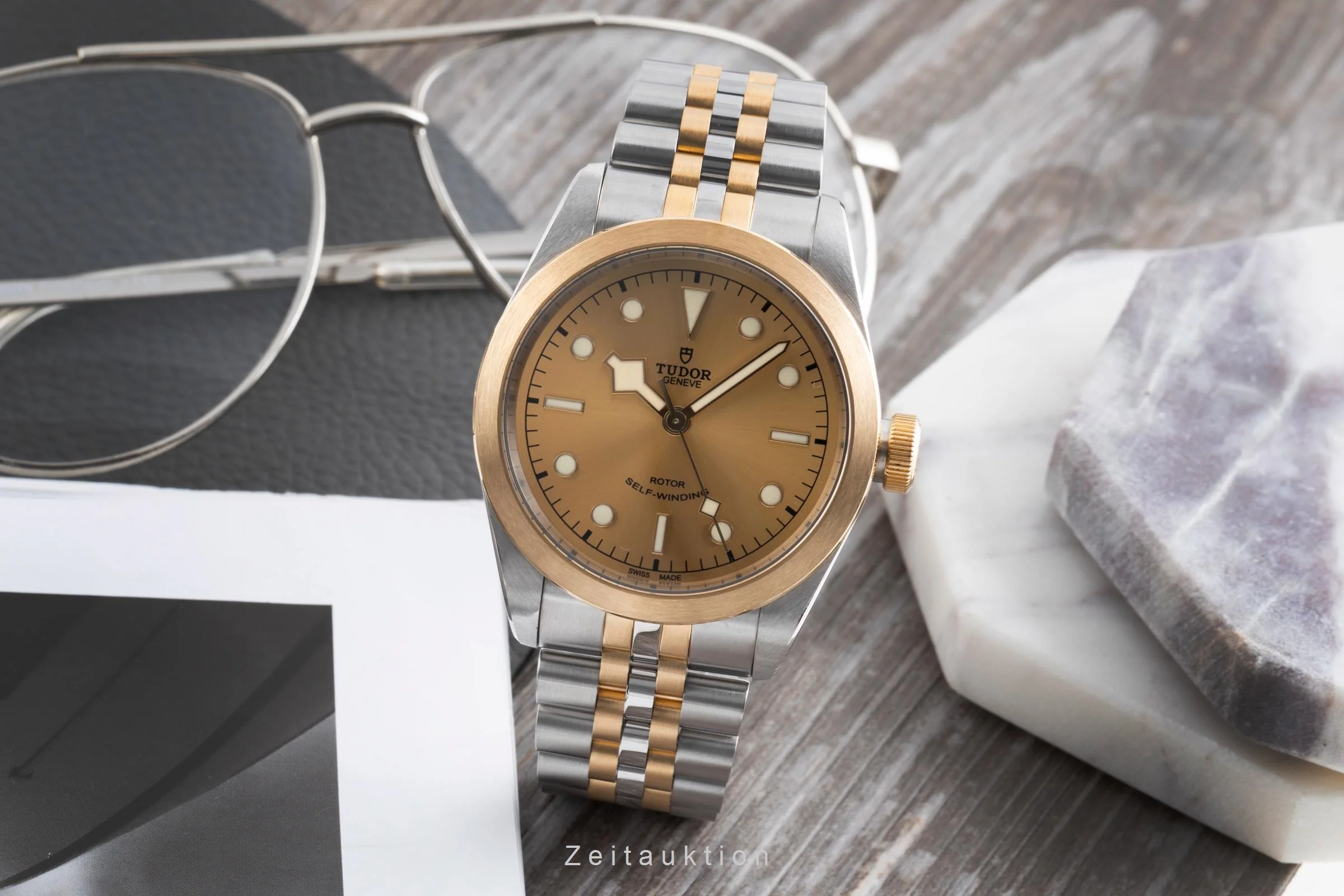 Tudor Black Bay 41 steel / gold automatic men's watch 79543-0002  [2502876] - Image 4