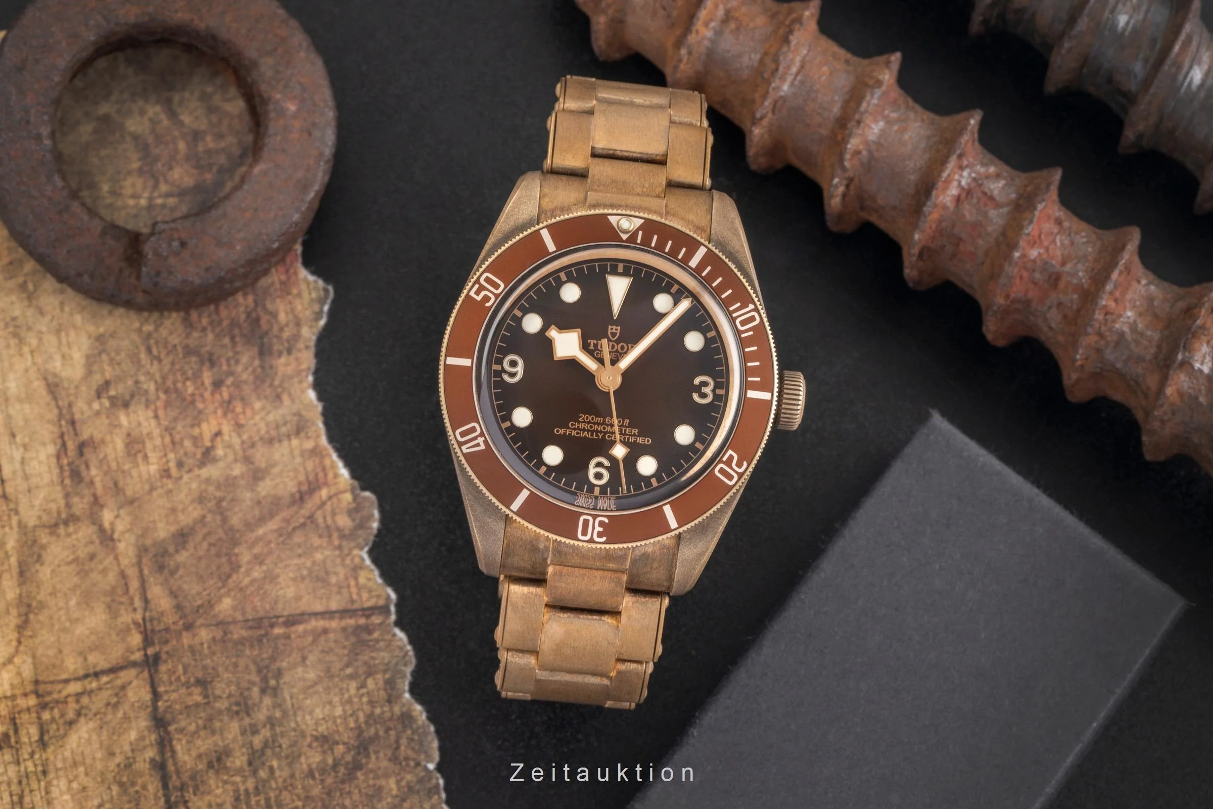 Tudor Black Bay bronze automatic men's watch 79012M  [2504304] - Image 4