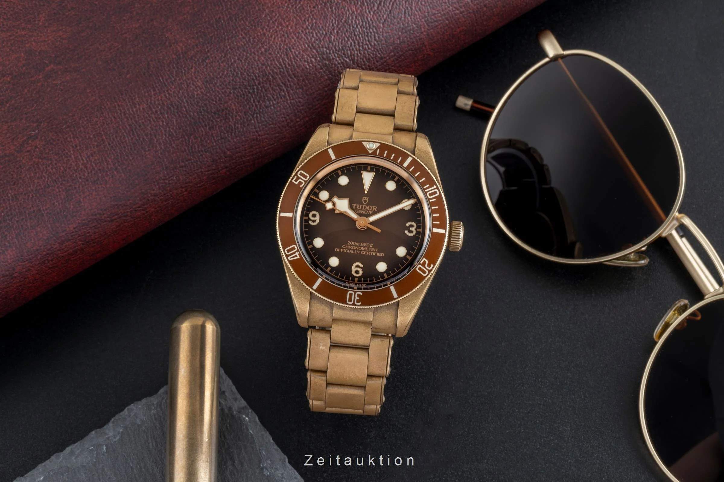 Tudor Black Bay bronze automatic men's watch 79012M  [2505413] - Image 4