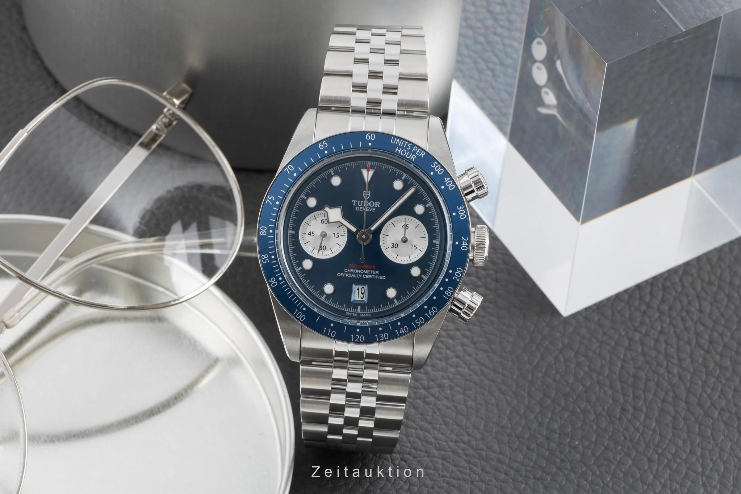 Tudor Black Bay chronograph steel automatic men's watch 79360B-0002	 LP: 5870EUR  [2504966] - Image 4