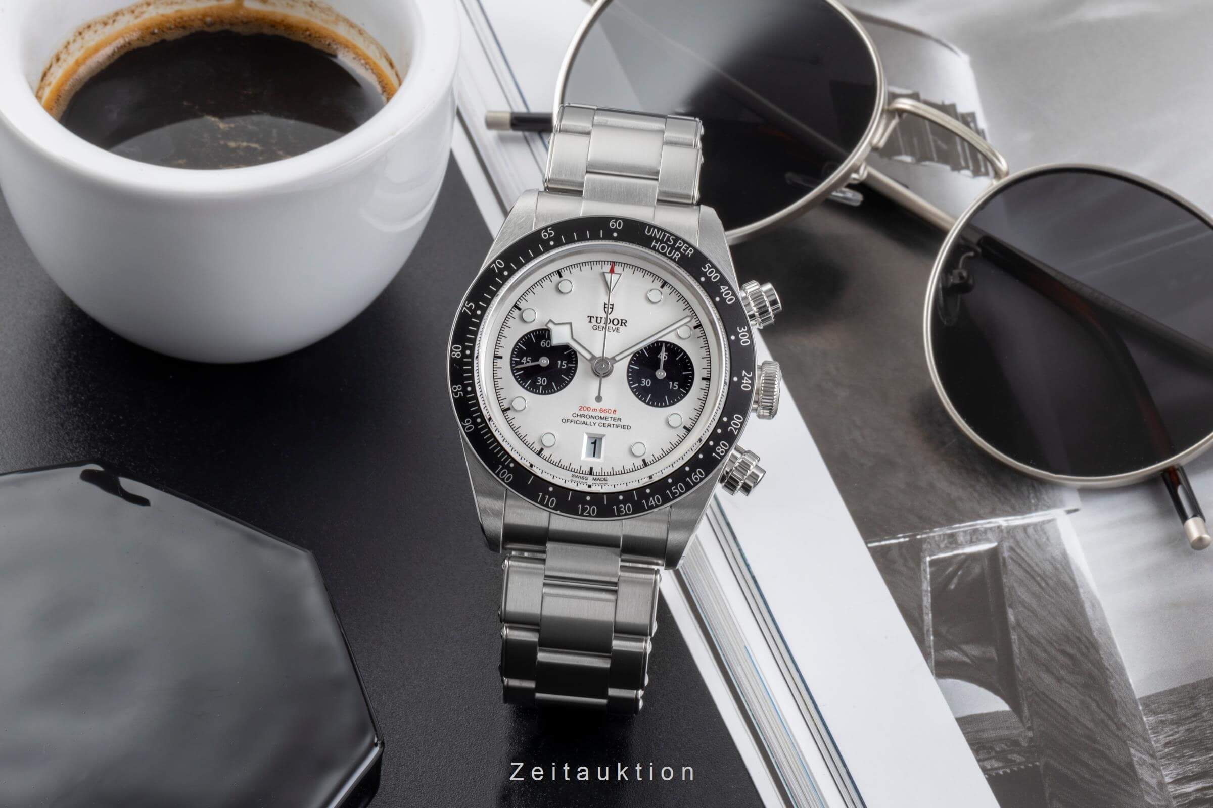 Tudor Black Bay chronograph steel automatic men's watch 79360N-0002 LP: 5760EUR  [2502352] - Image 3