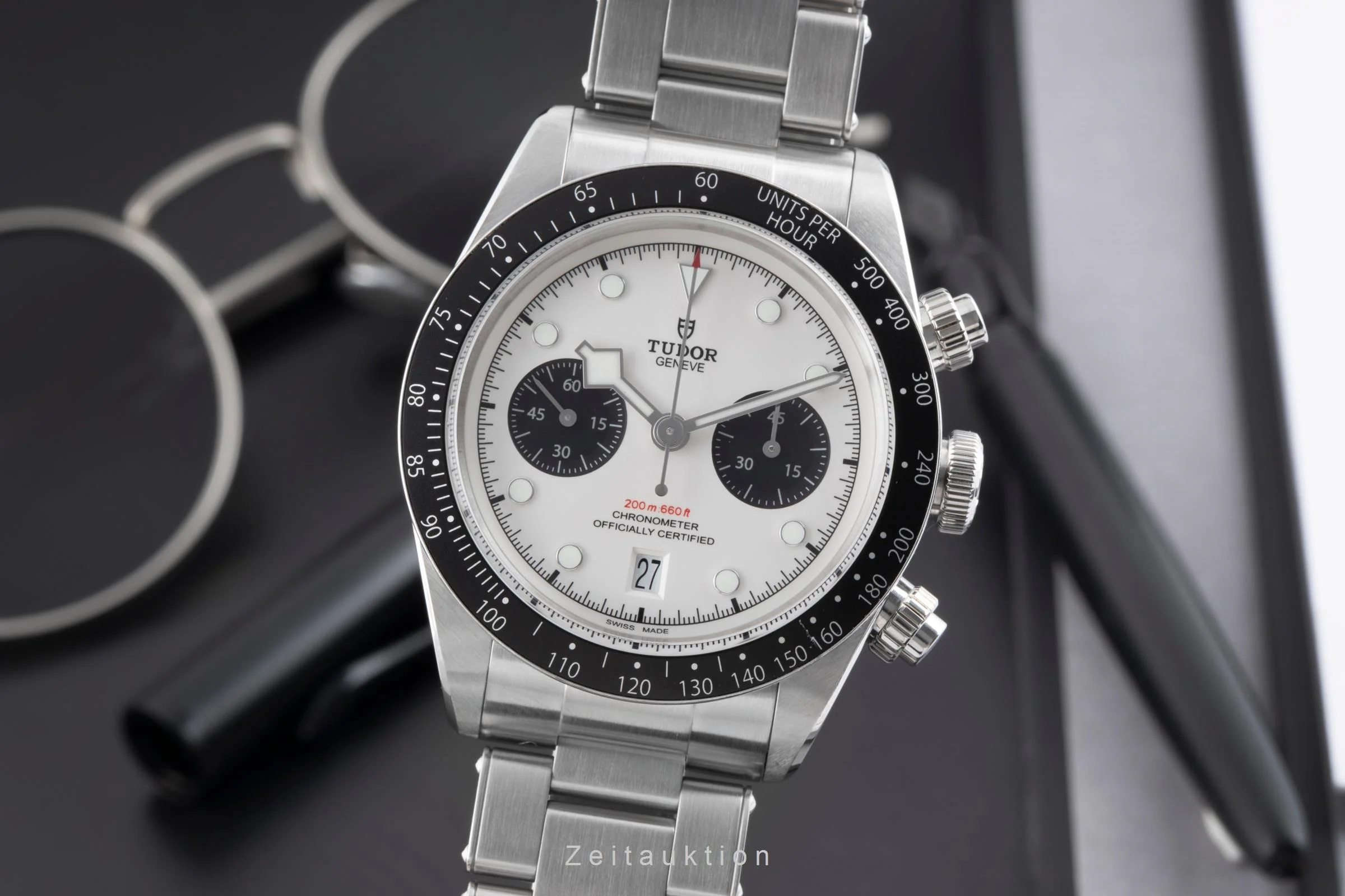 Tudor Black Bay chronograph steel automatic men's watch 79360N-0002 LP: 5760EUR  [2504240] - Image 2