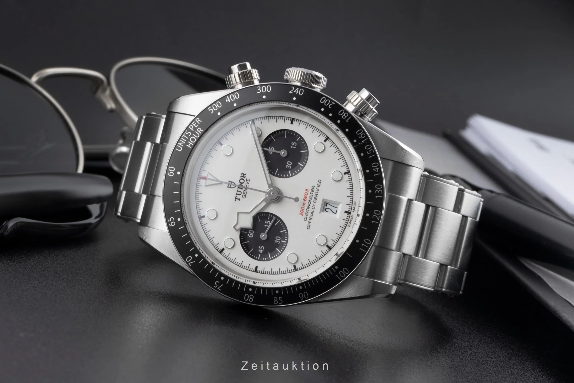 Tudor Black Bay chronograph steel automatic men's watch 79360N-0002 LP: 5760EUR  [2504240] - Image 3