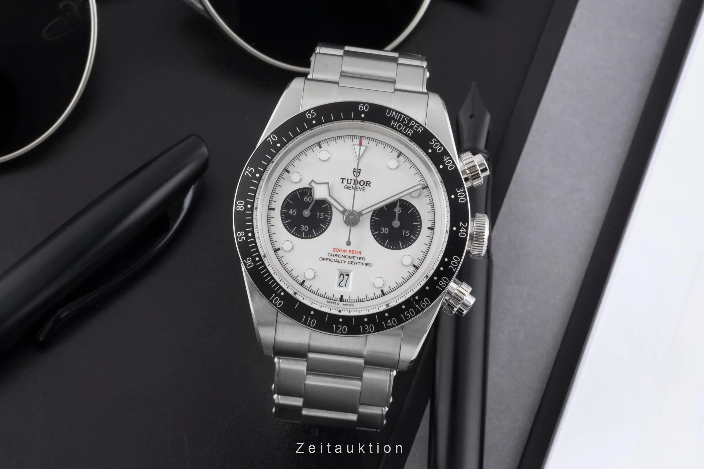 Tudor Black Bay chronograph steel automatic men's watch 79360N-0002 LP: 5760EUR  [2504240] - Image 4