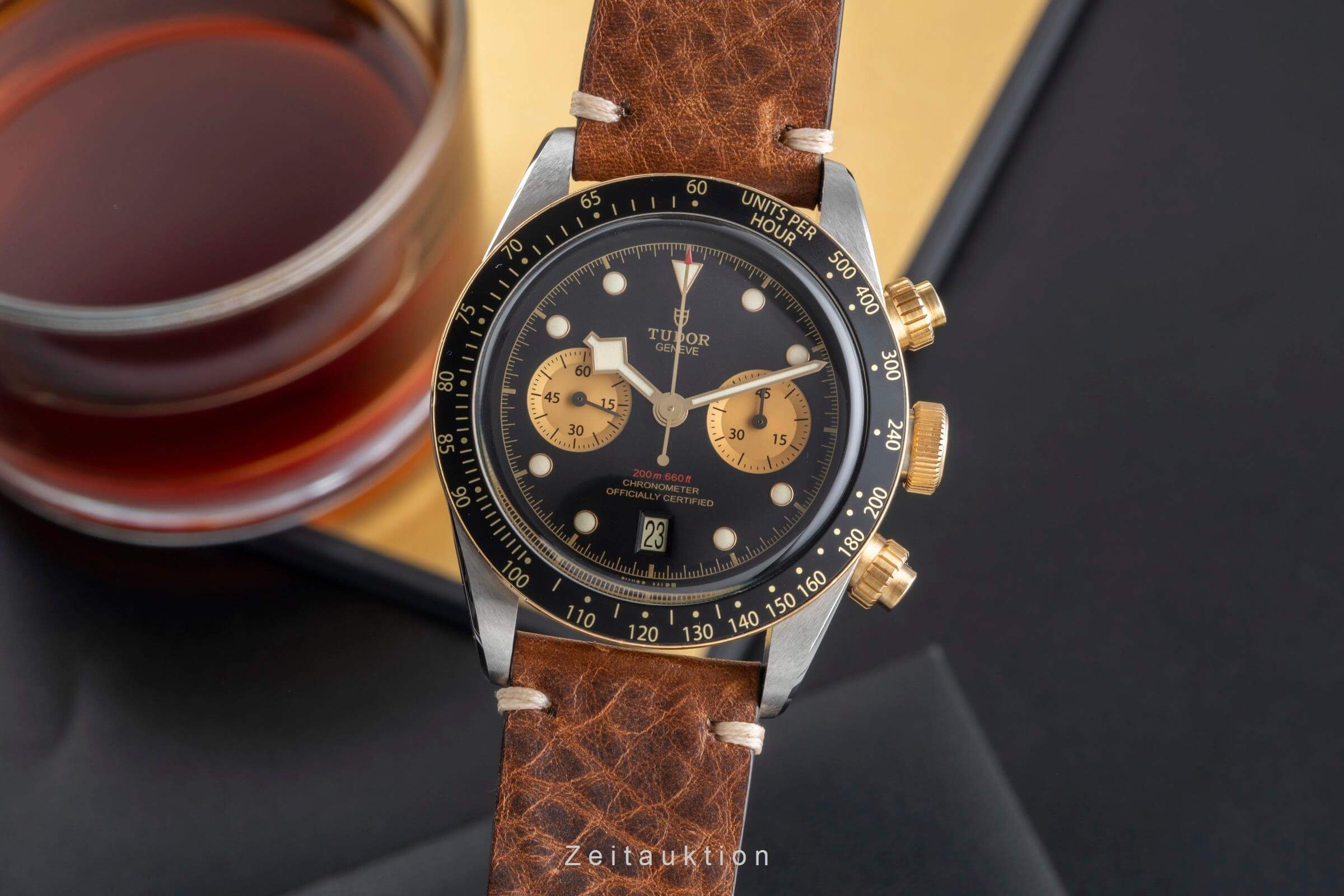 Tudor Black Bay chronograph steel / gold automatic men's watch 79363N LP: 6790EUR  [2501521] - Image 2