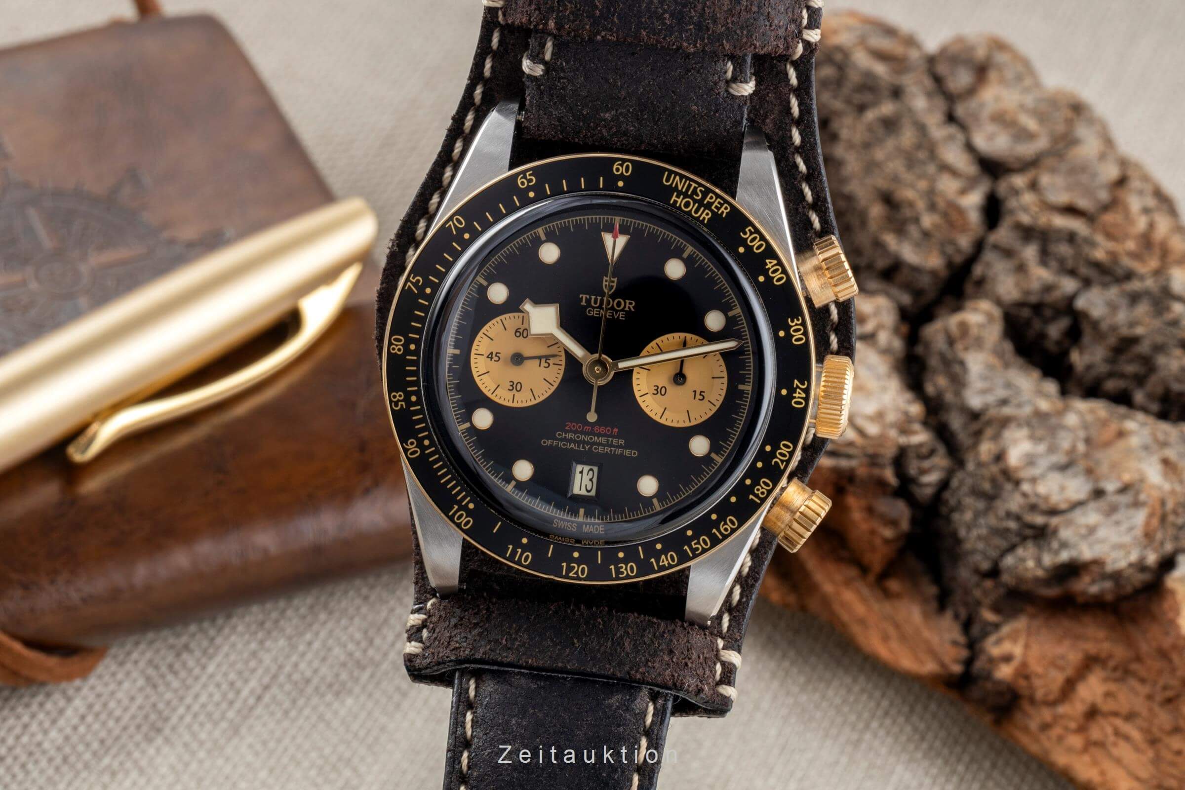 Tudor Black Bay chronograph steel / gold automatic men's watch 79363N LP: 6790EUR  [2501904] - Image 2