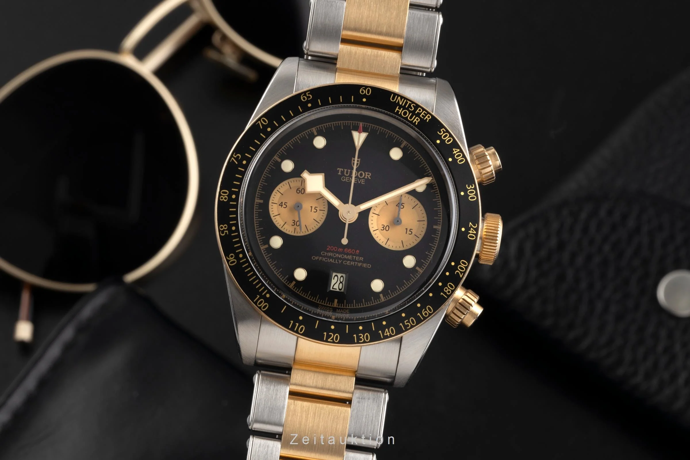 Tudor Black Bay chronograph steel / gold automatic men's watch 79363N LP: 8410EUR  [2503452] - Image 2