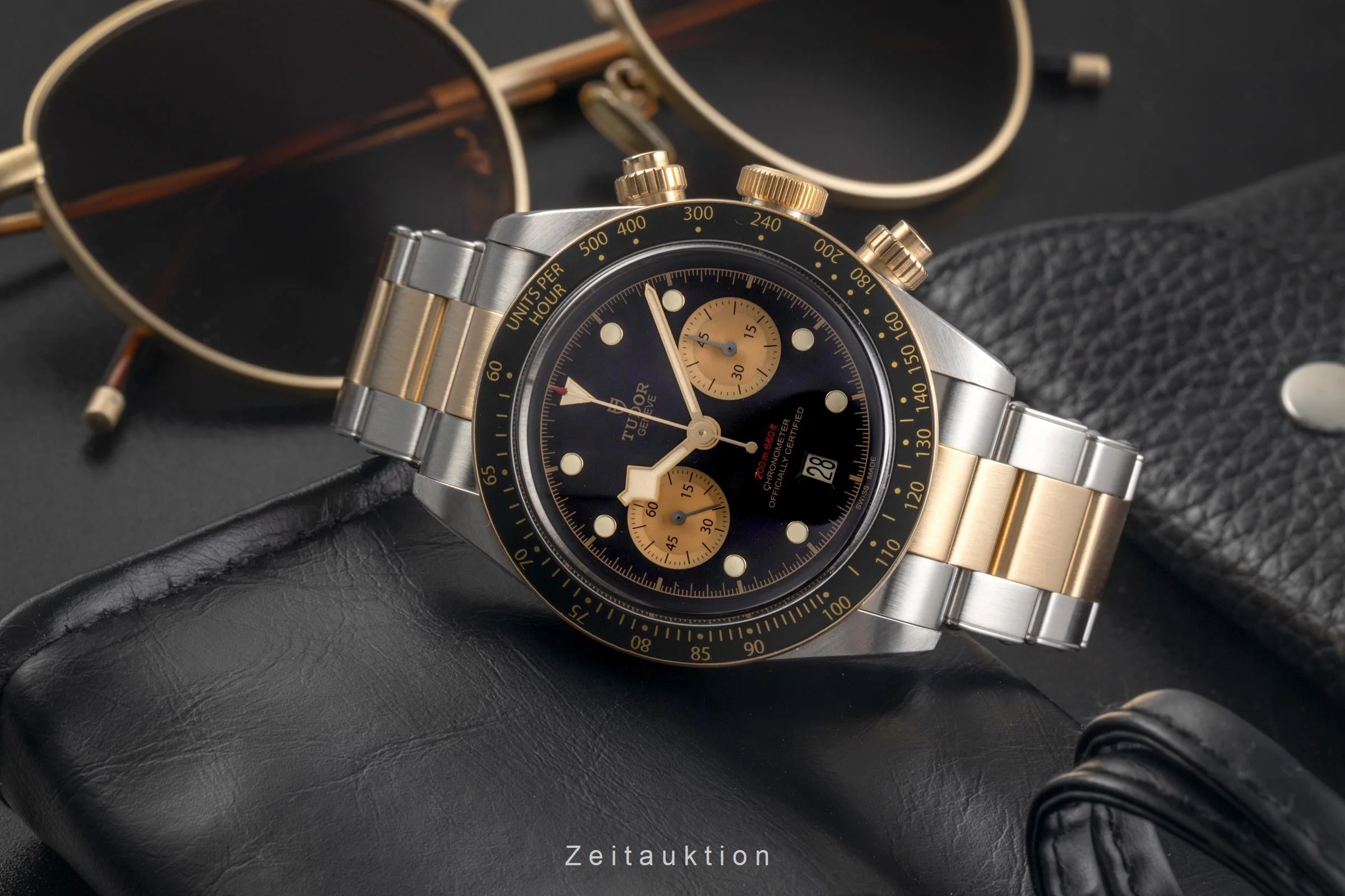 Tudor Black Bay chronograph steel / gold automatic men's watch 79363N LP: 8410EUR  [2503452] - Image 3