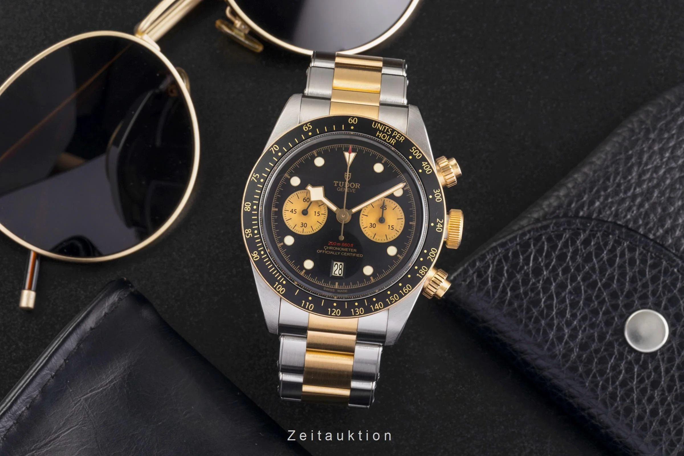 Tudor Black Bay chronograph steel / gold automatic men's watch 79363N LP: 8410EUR  [2503452] - Image 4